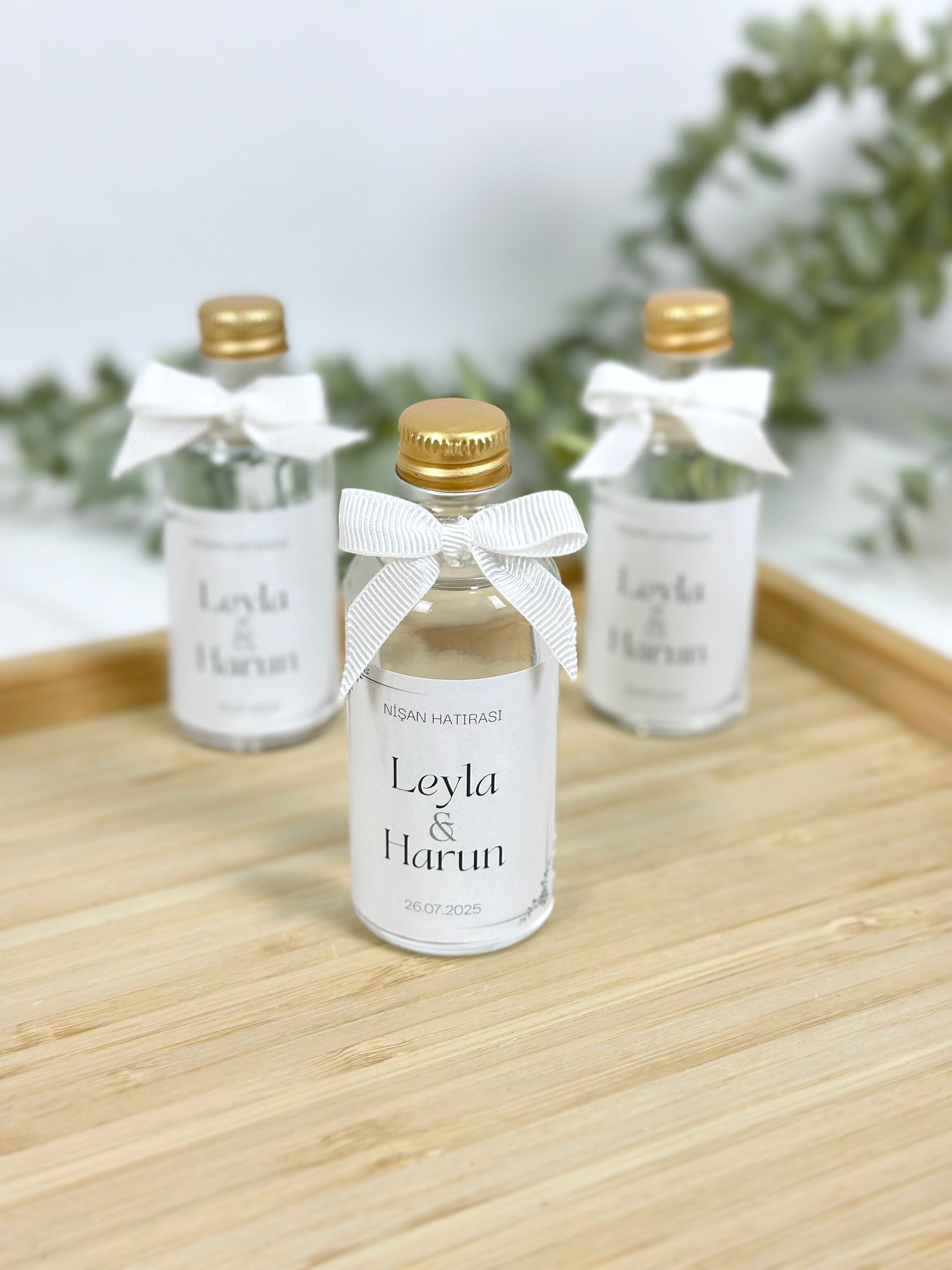 Mini Hediyelik Kolonya (50 ml Cam Şişe)