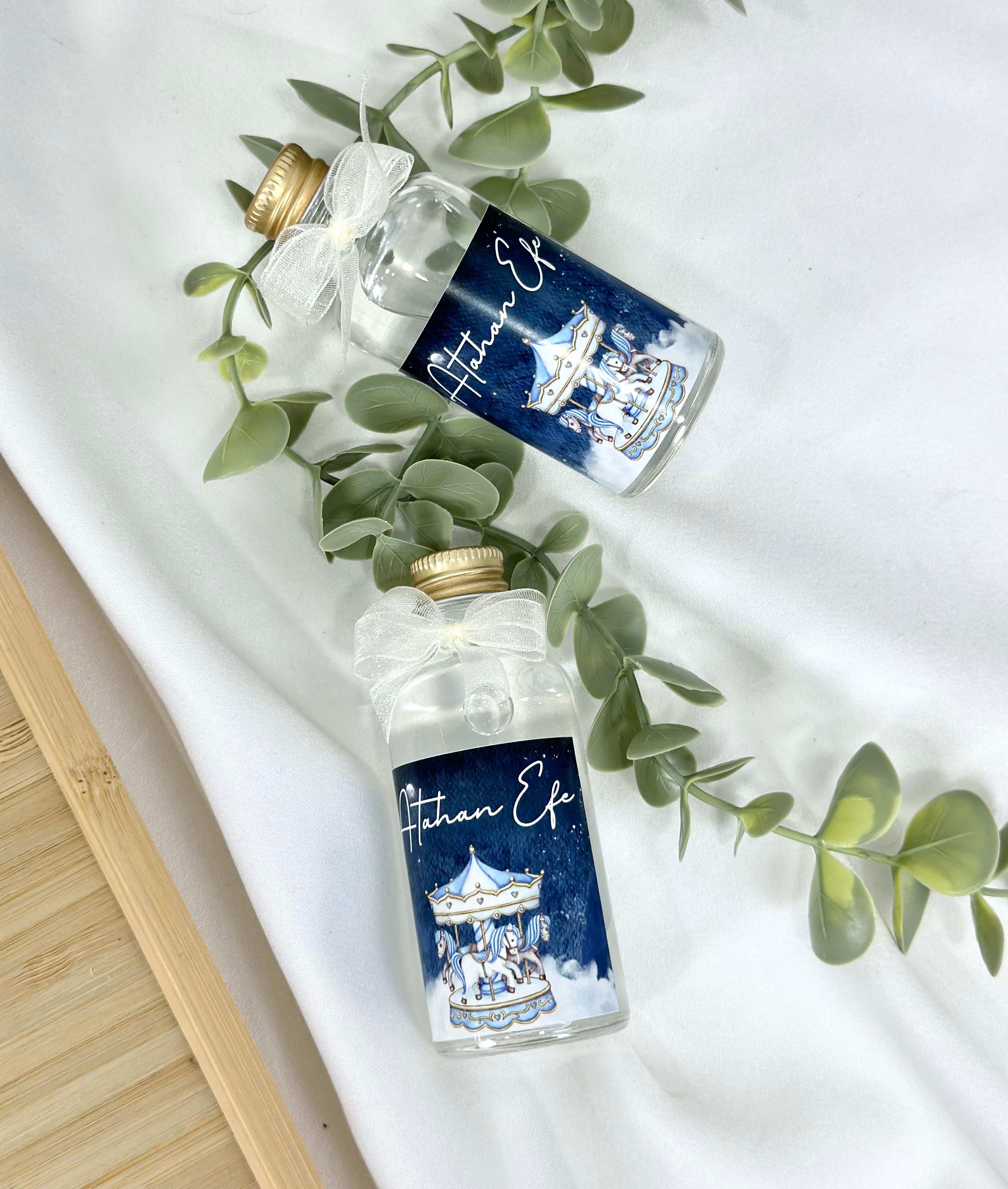 Mini Hediyelik Kolonya (50 ml Cam Şişe)