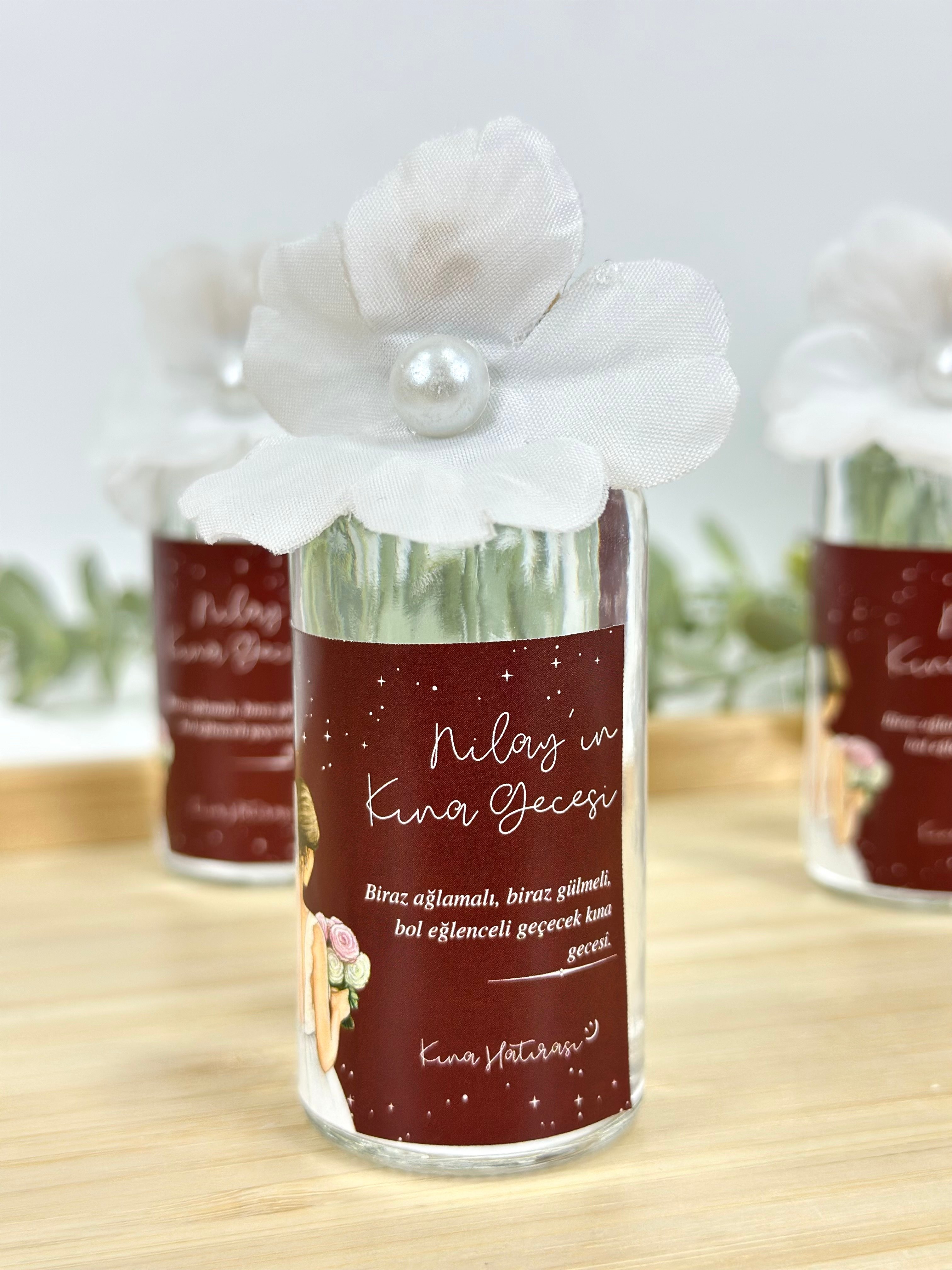 Mini Hediyelik Kolonya (50 ml Cam Şişe)