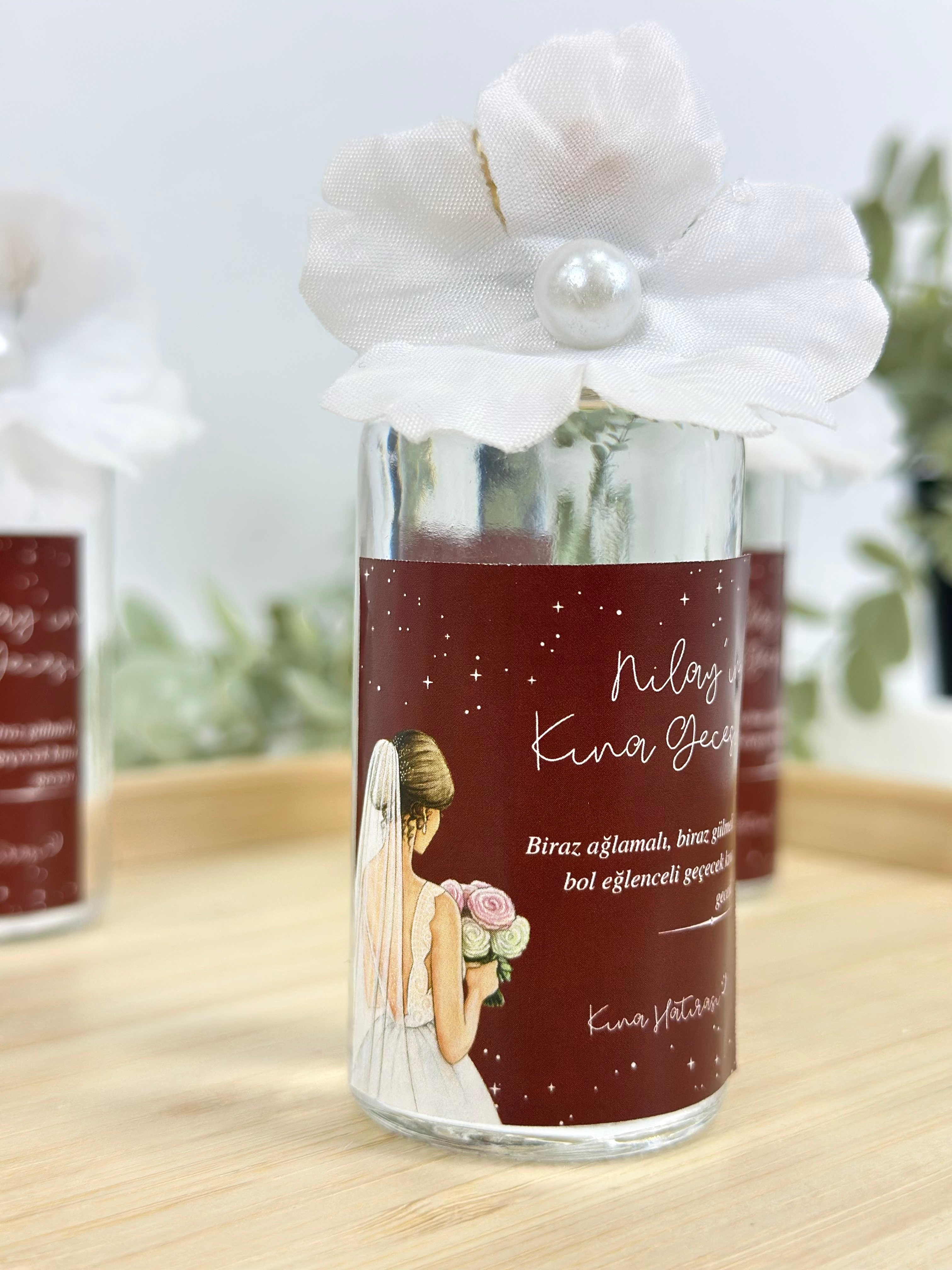 Mini Hediyelik Kolonya (50 ml Cam Şişe)