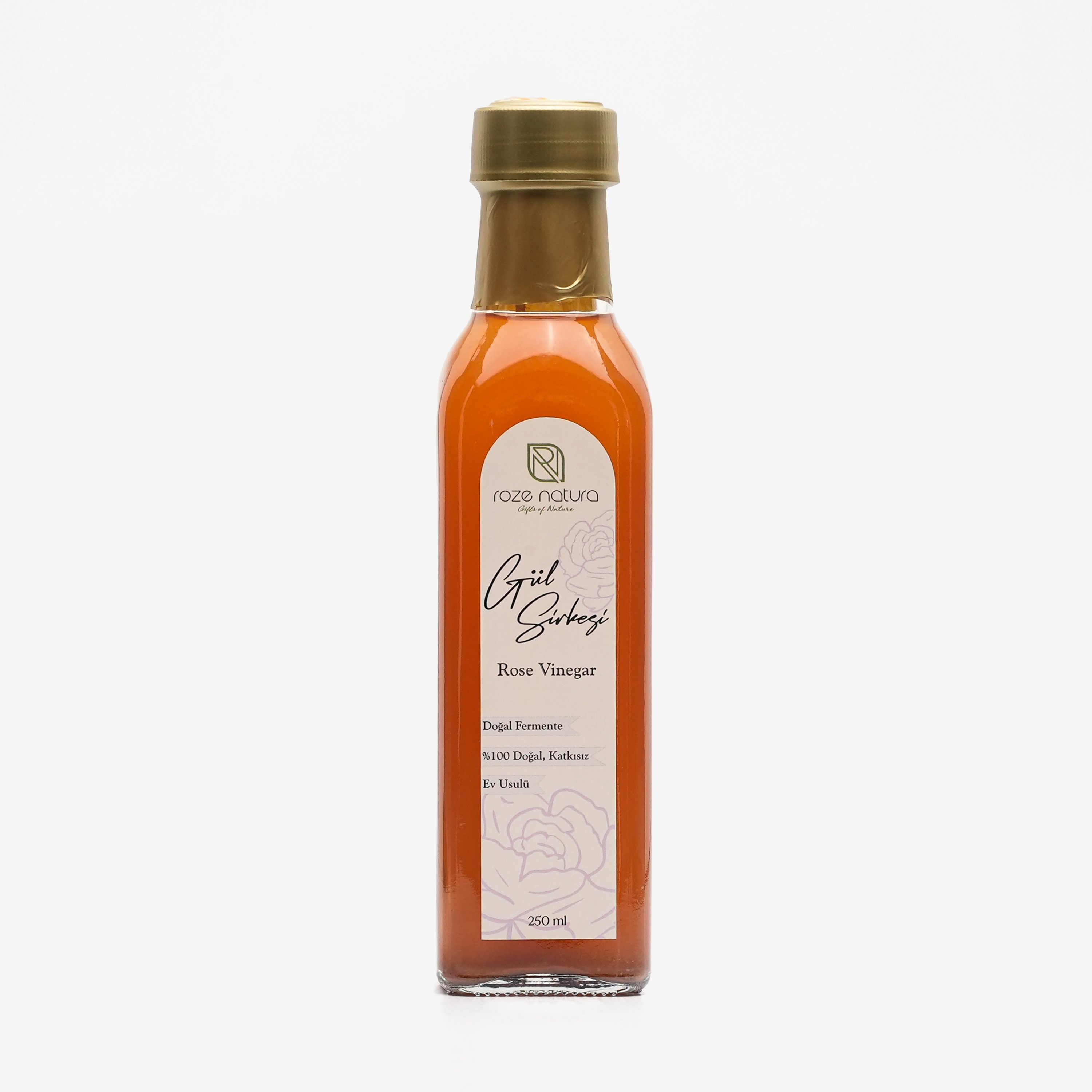 Rose Vinegar (Naturally Fermented)