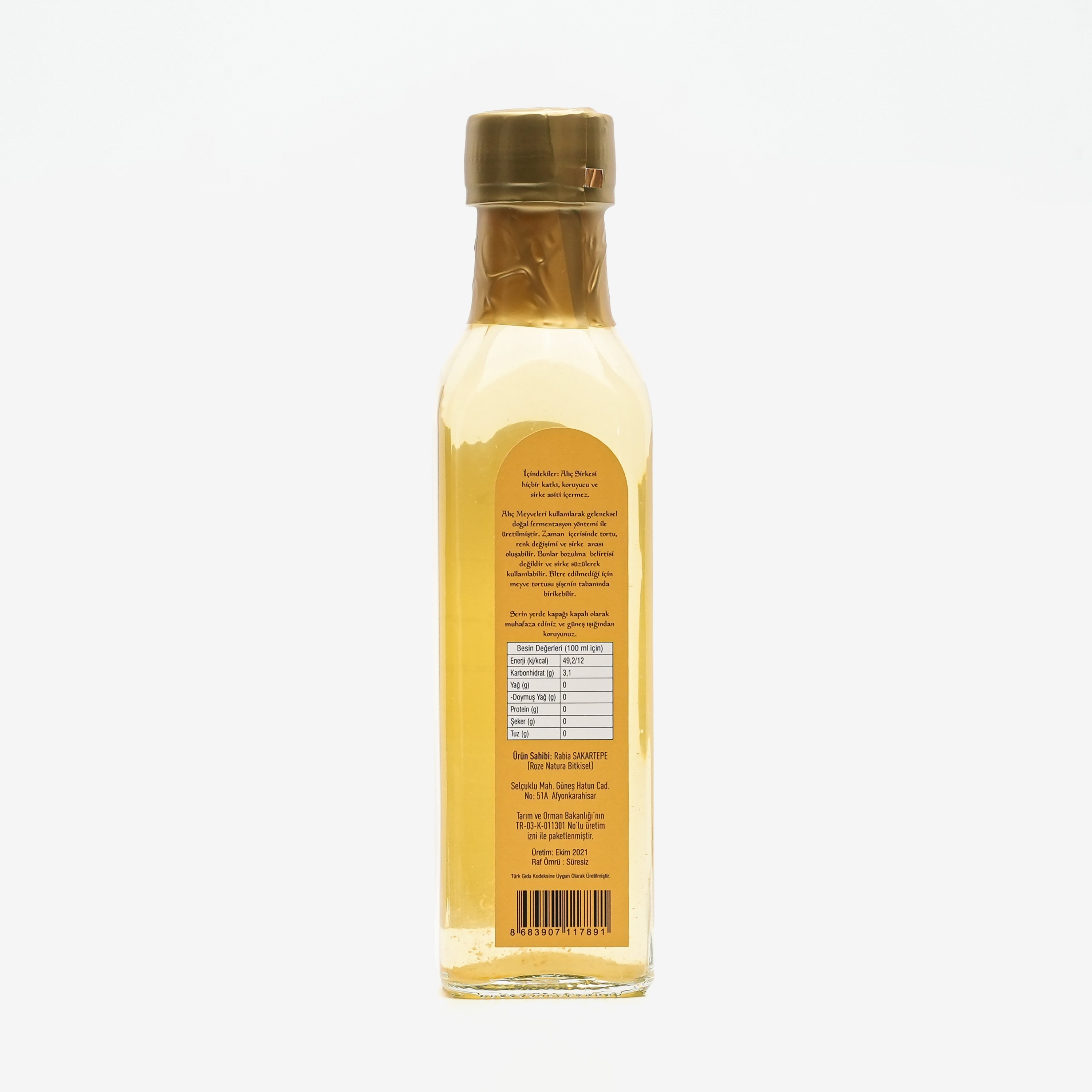 Hawthorn Vinegar (Naturally Fermented)