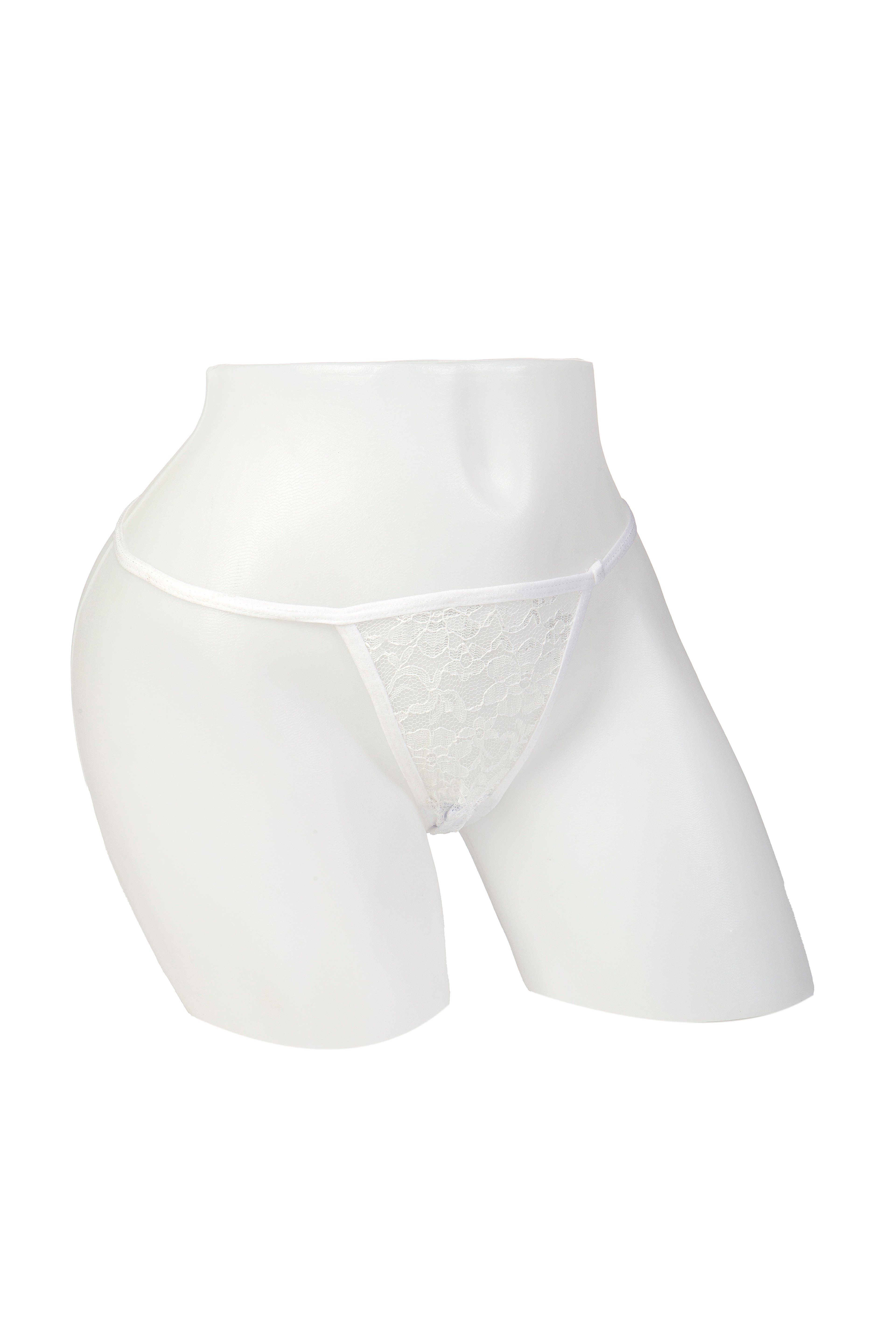 Kadın Dantel Perfect Fall Tanga - K101-BEYAZ