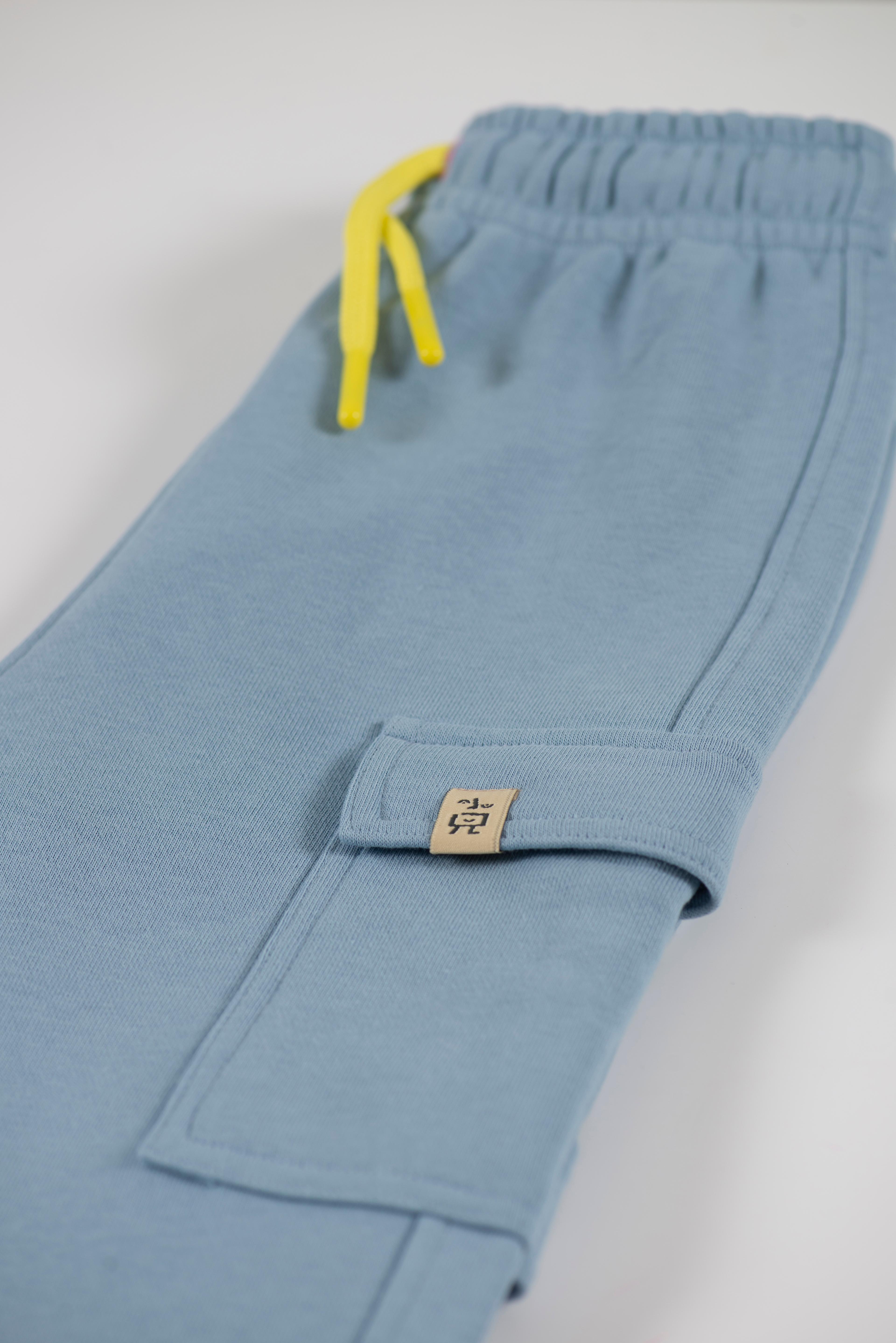 Light Blue Captain Penguen Cargo Joggers