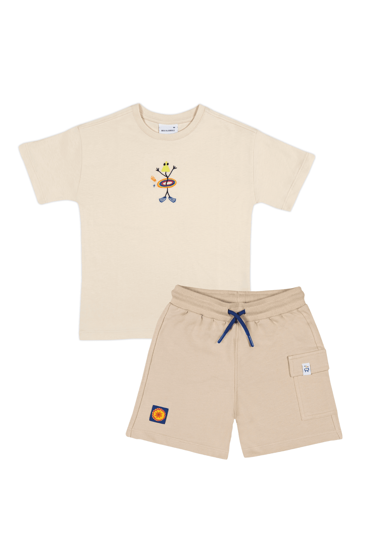 Hula Hoop Diving Oversize T-Shirt ve Kargo Şort Set