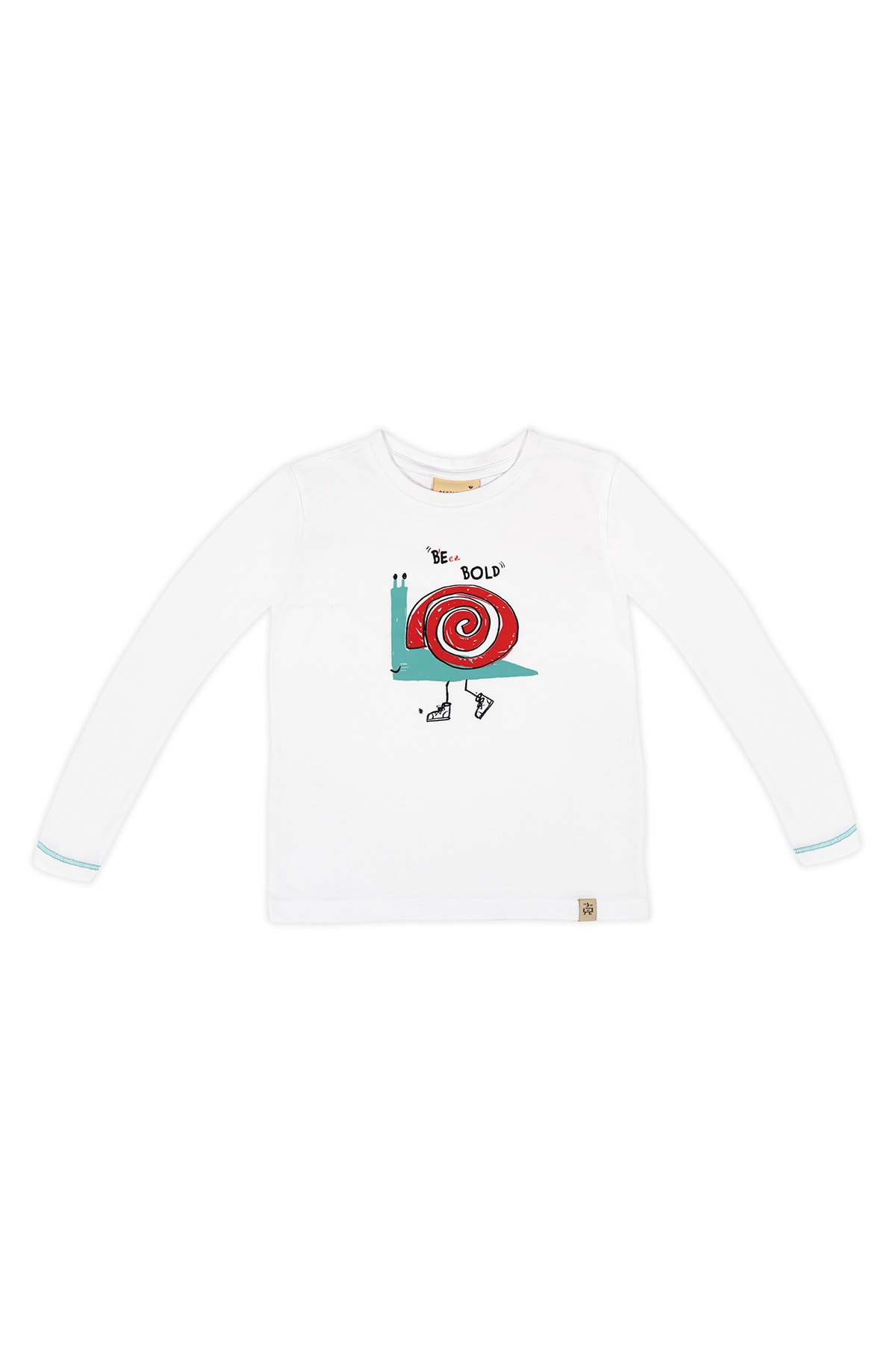 Be Bold Uzun Kollu T-Shirt - Beyaz