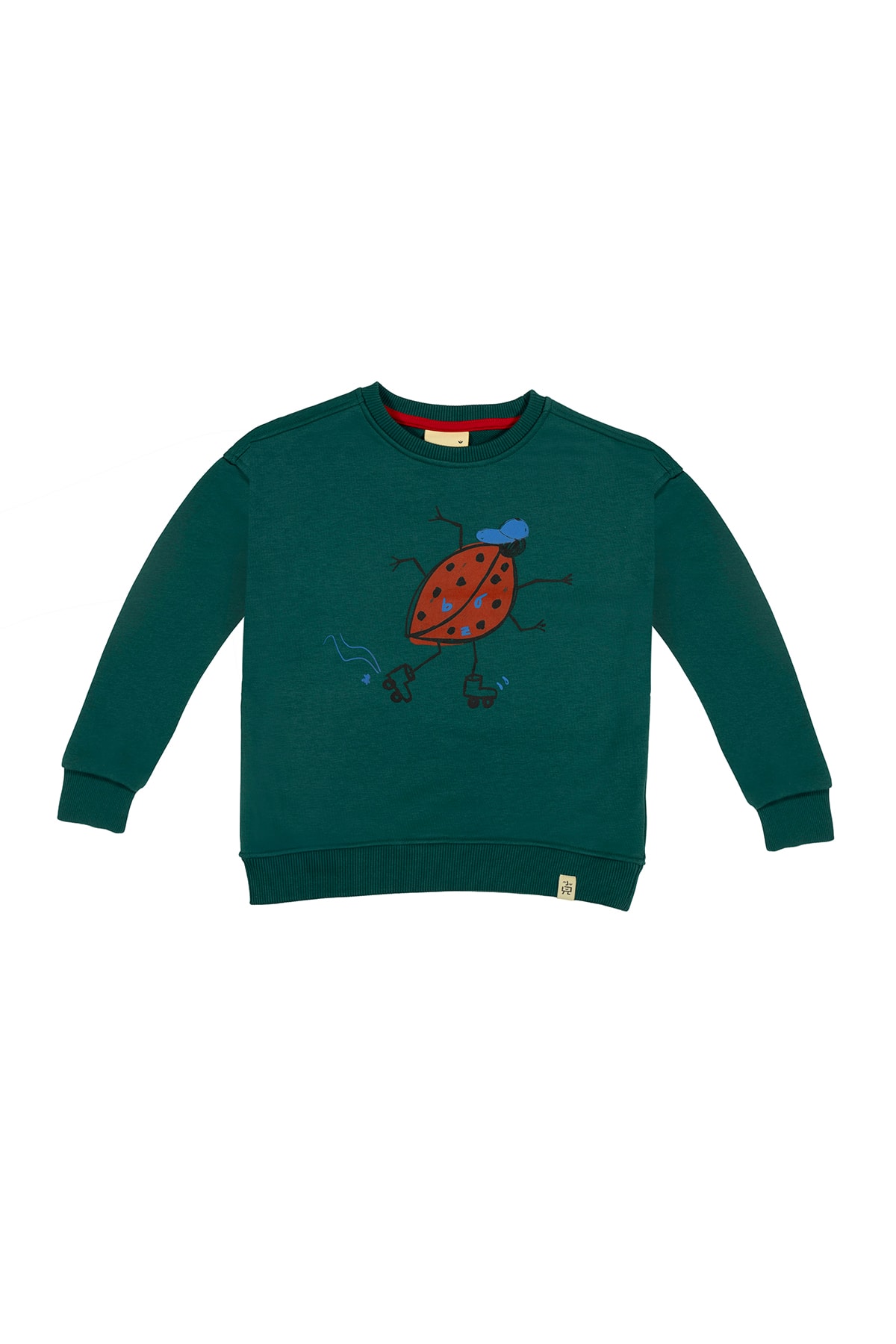 Lady Beetle Sweatshirt - Koyu Yeşil