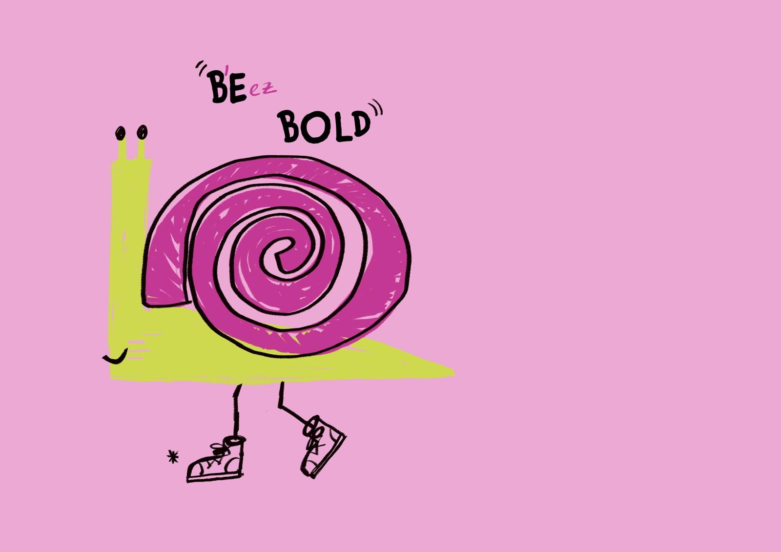 Be Bold Sweatshirt - Pembe