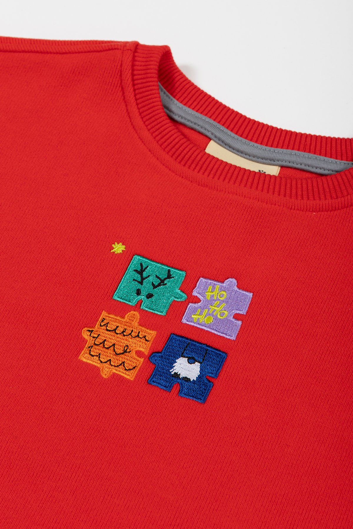 Deer Little Joy Sweatshirt - Red