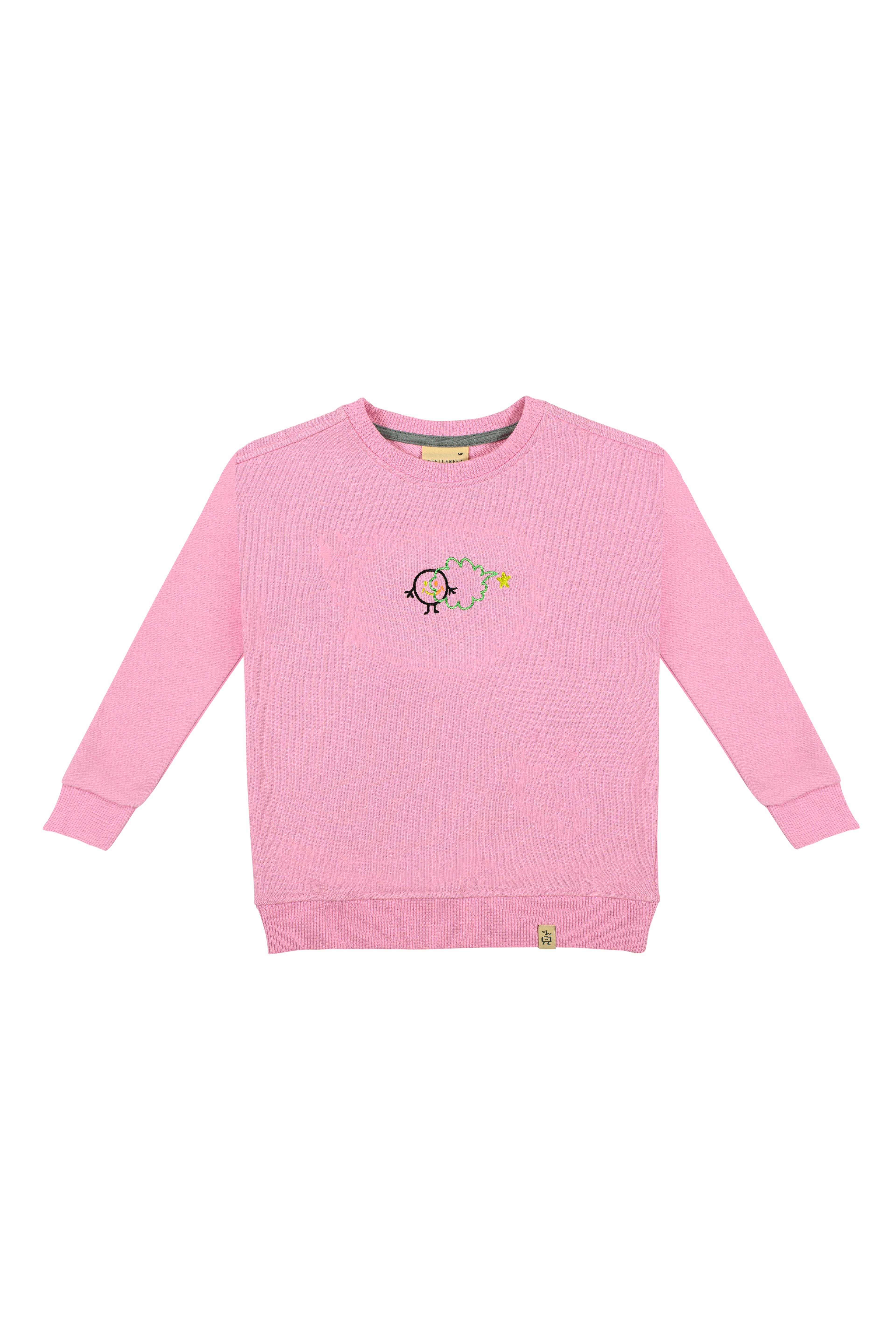 Fill In The Blank Sweatshirt Pair - Pink (Orange Cord)