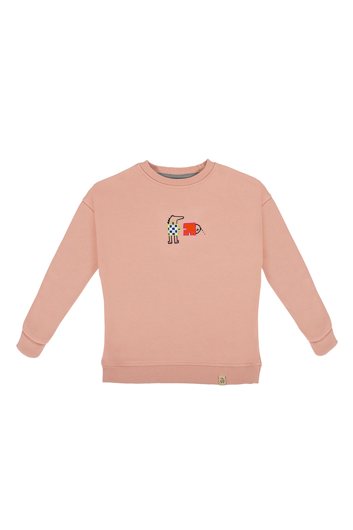 Dreamy Puzzle Sweatshirt Pair - Pink