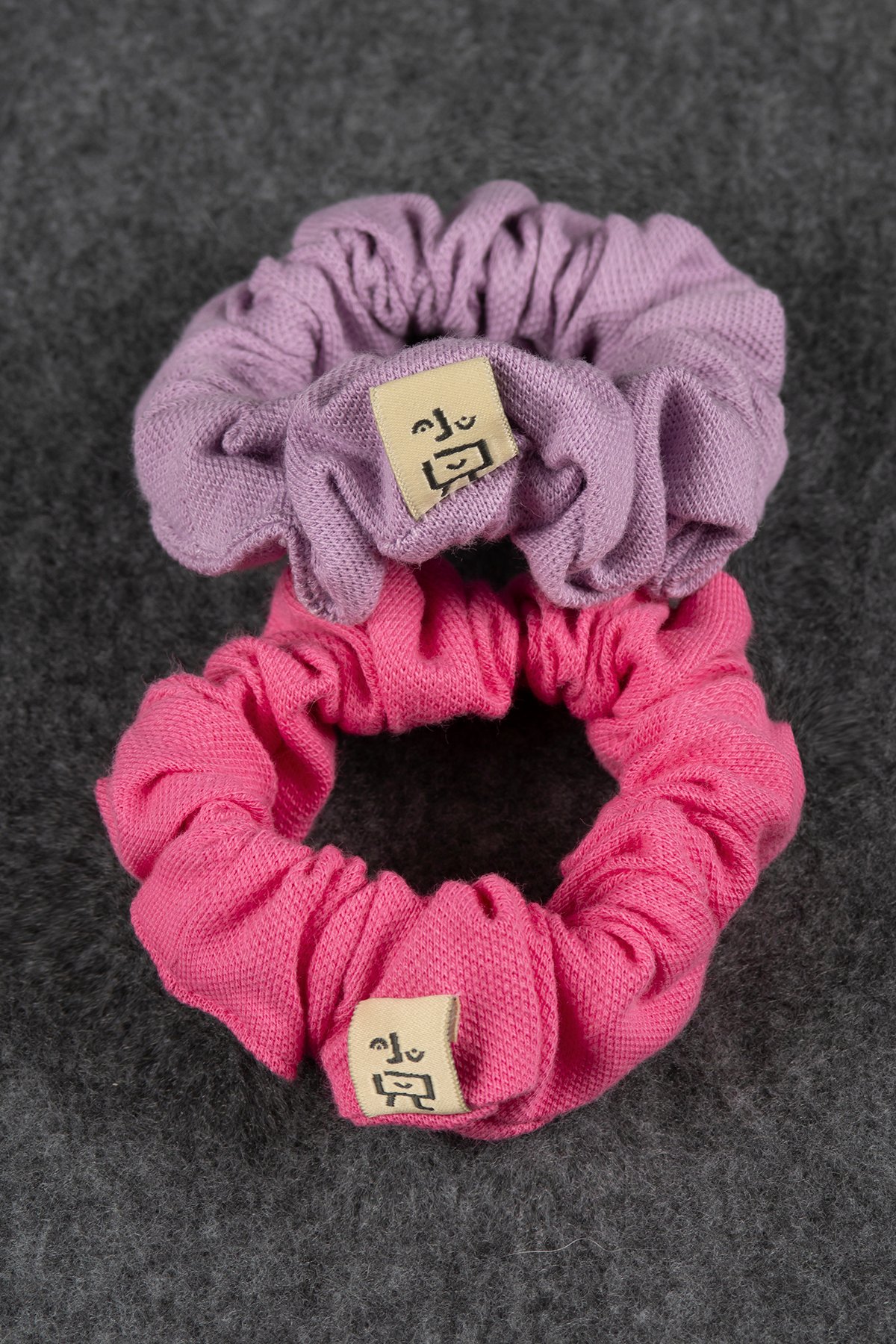 Pembe - Purple Scrunchies