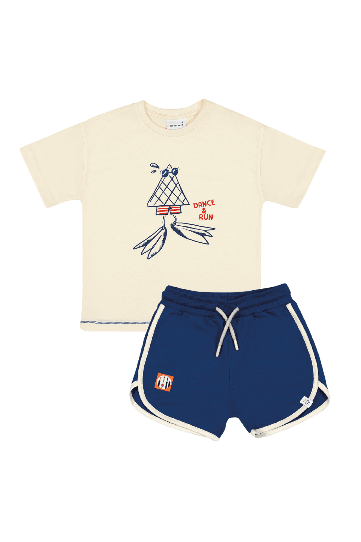 Cool Cone Crew Oversize T-Shirt ve Retro Şort Set