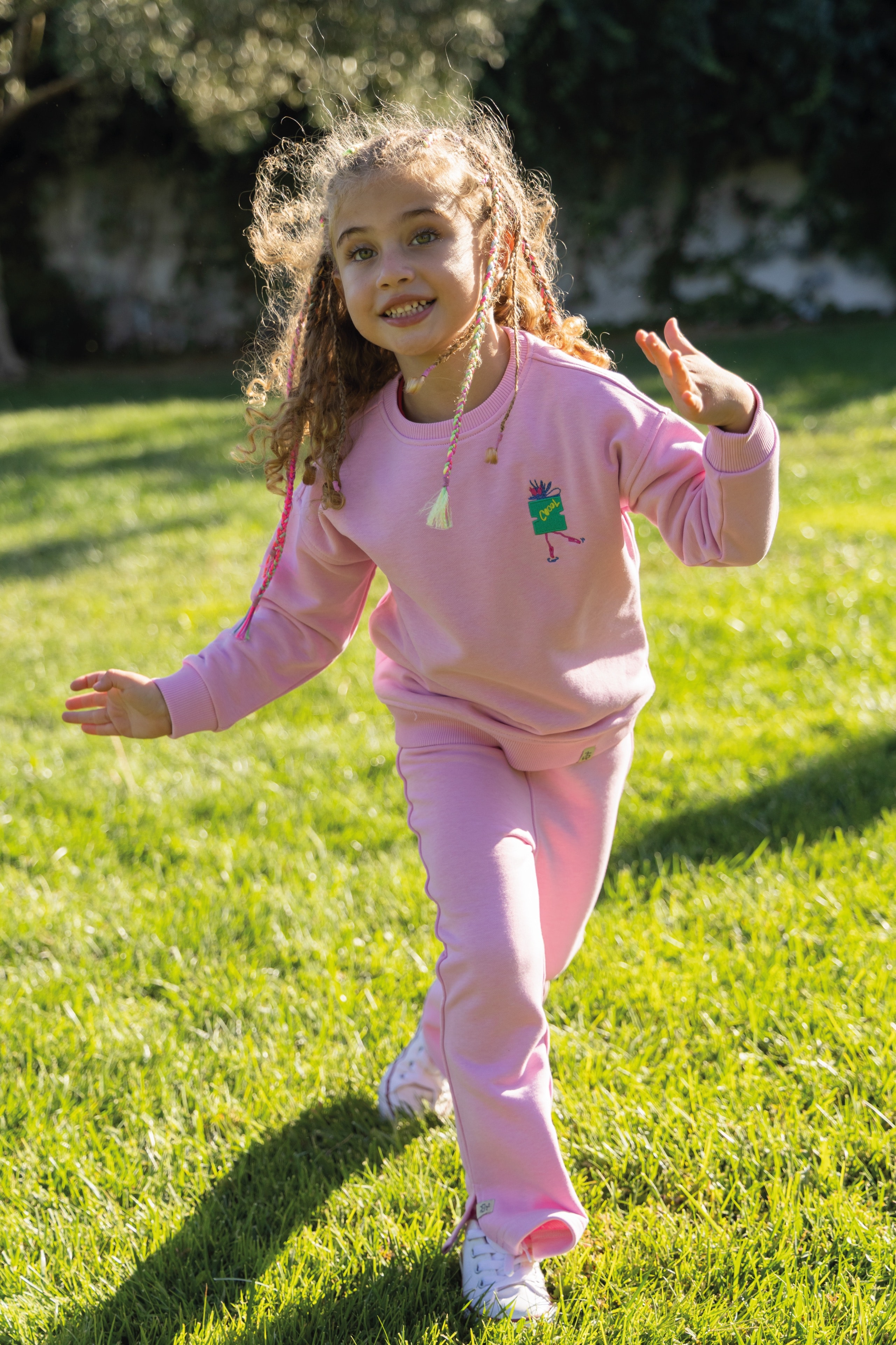 Cool Ballerinas Sweatshirt - Pembe
