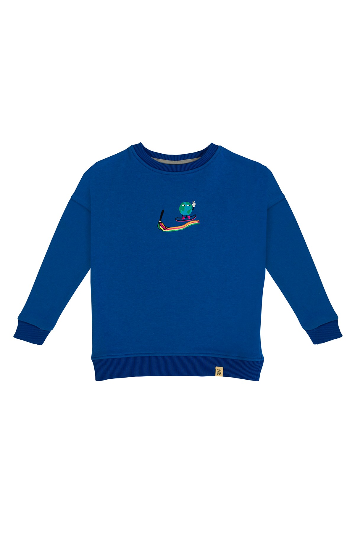 Happy World Sweatshirt Pair - Blue