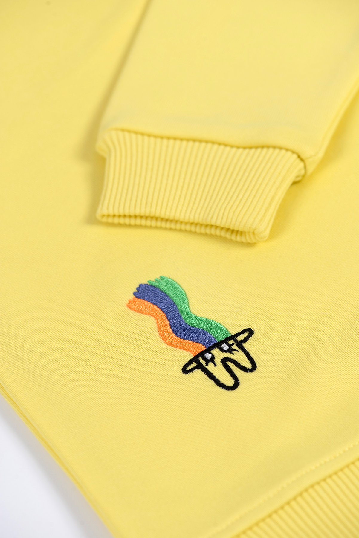 Find My Head Sweatshirt Pair - Yellow (Striped Cord)