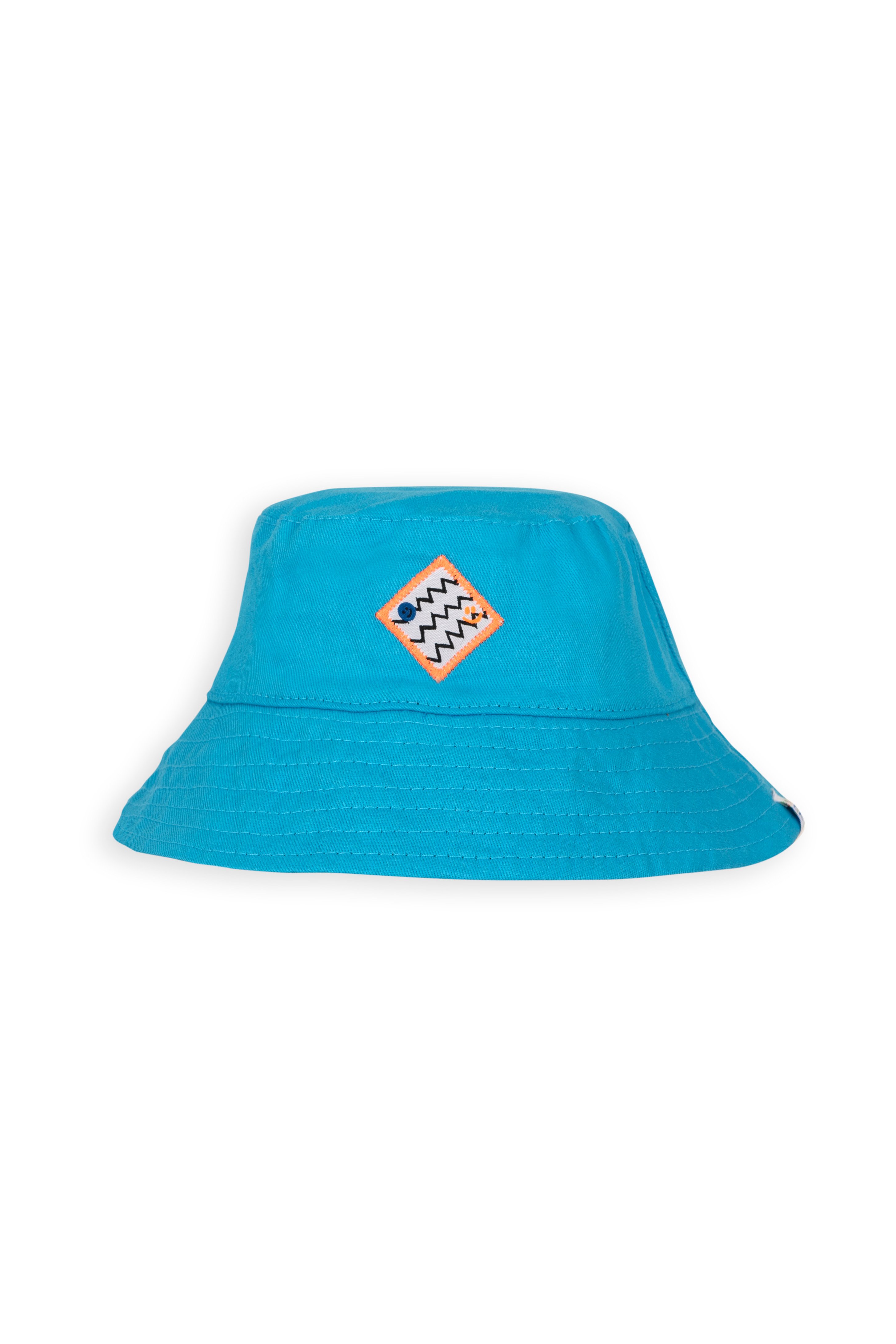 Happy Face Bucket Hat - Blue / 56 Cm