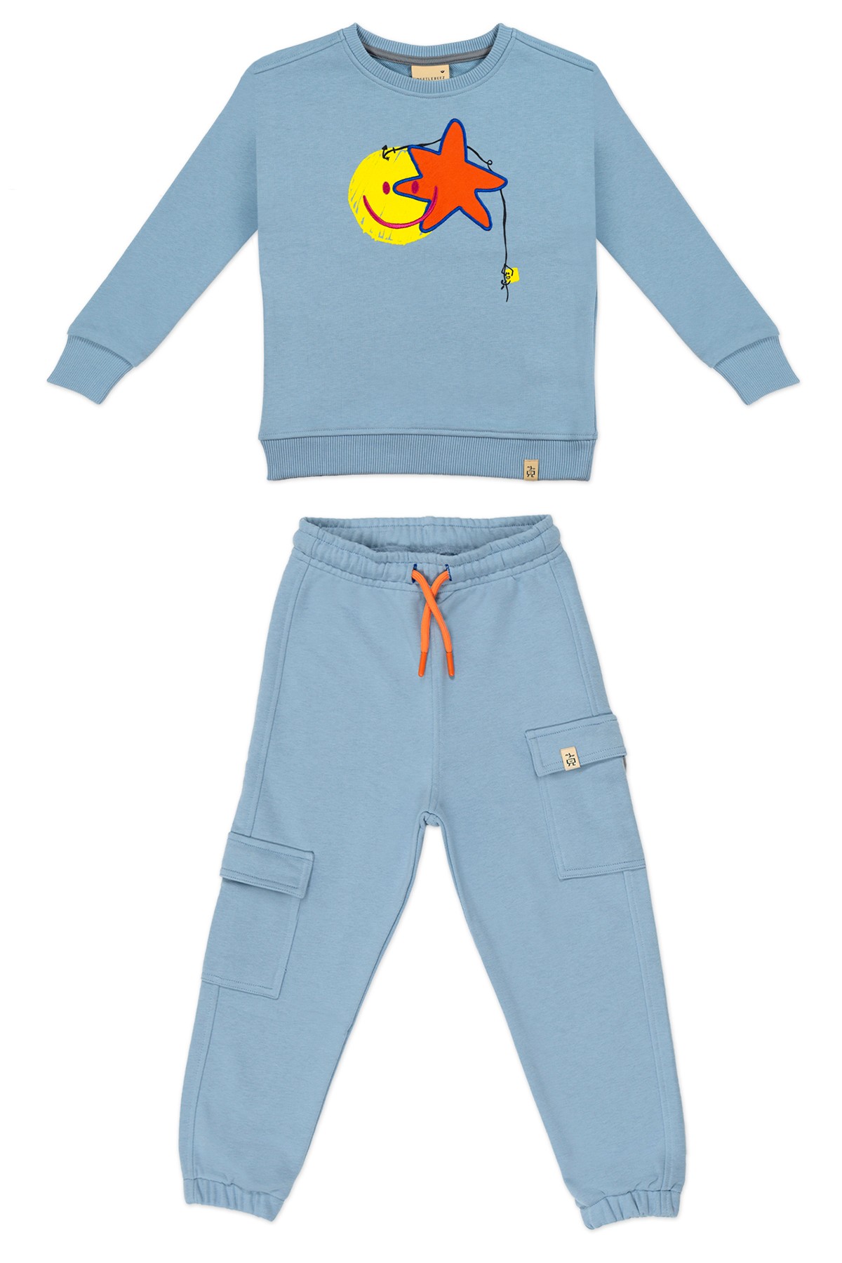 Cosmic Jump Sweatshirt - Light Blue