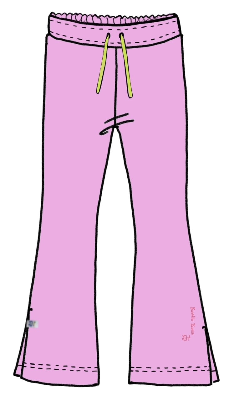 Cool Ballerinas Flared Joggers - Pembe