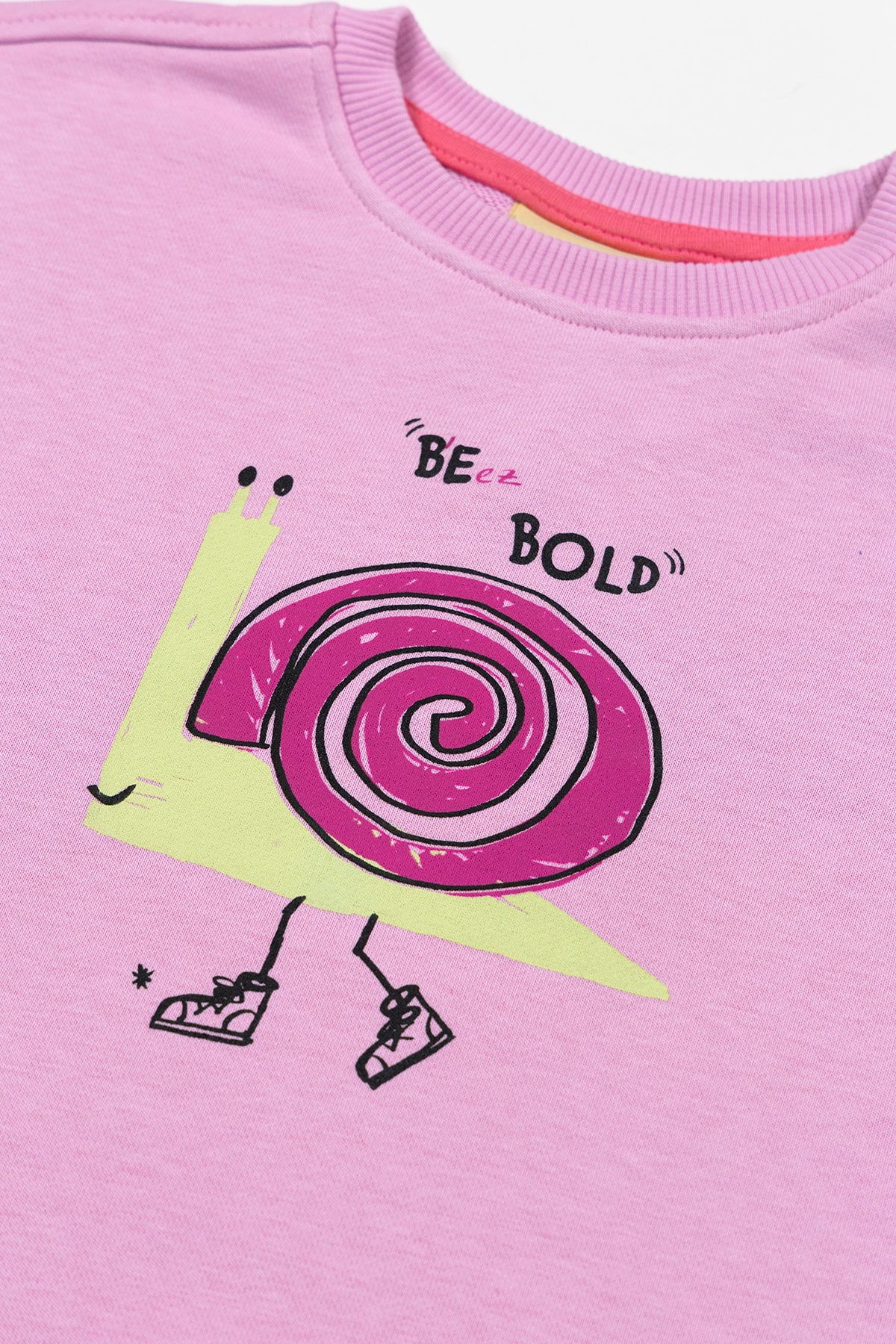 Be Bold Sweatshirt - Pembe