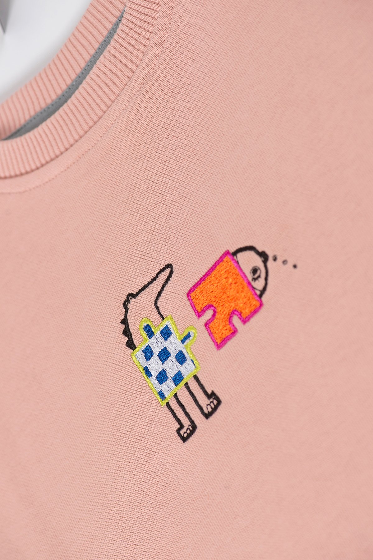 Dreamy Puzzle Pink Sweatshirt