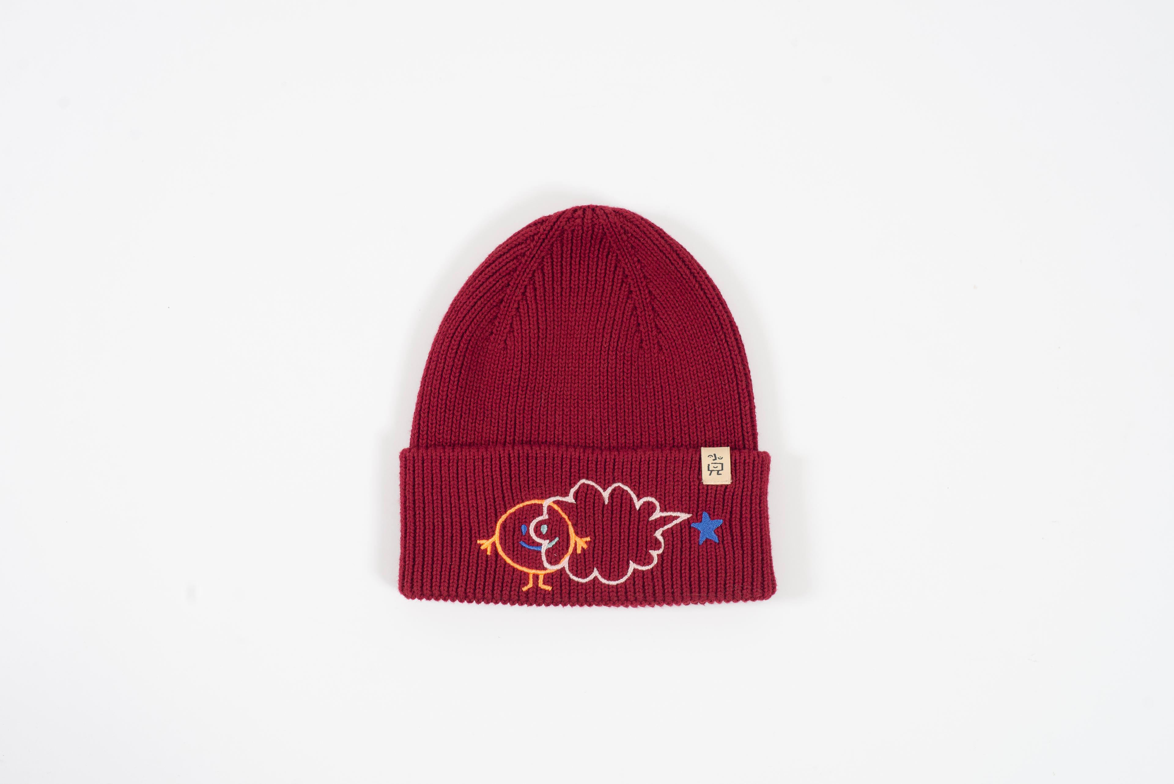 Fill In The Blank Beanie - Burgundy