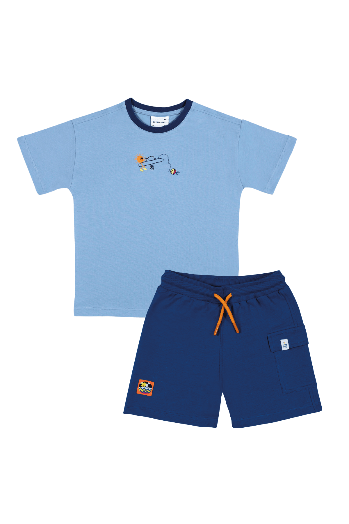 Jump Into Fun Oversize T-Shirt ve Kargo Şort Set
