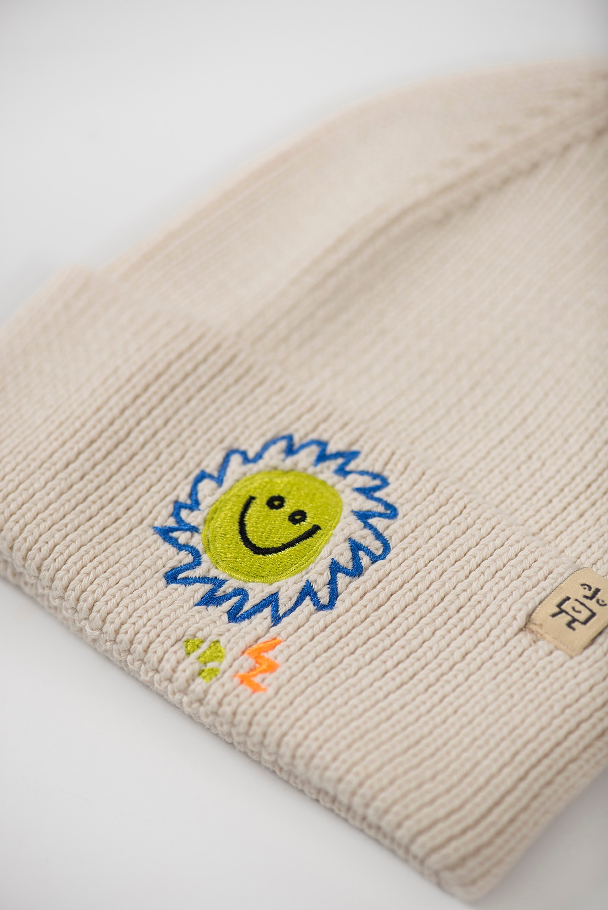 Happy Sun Beanie - Beige