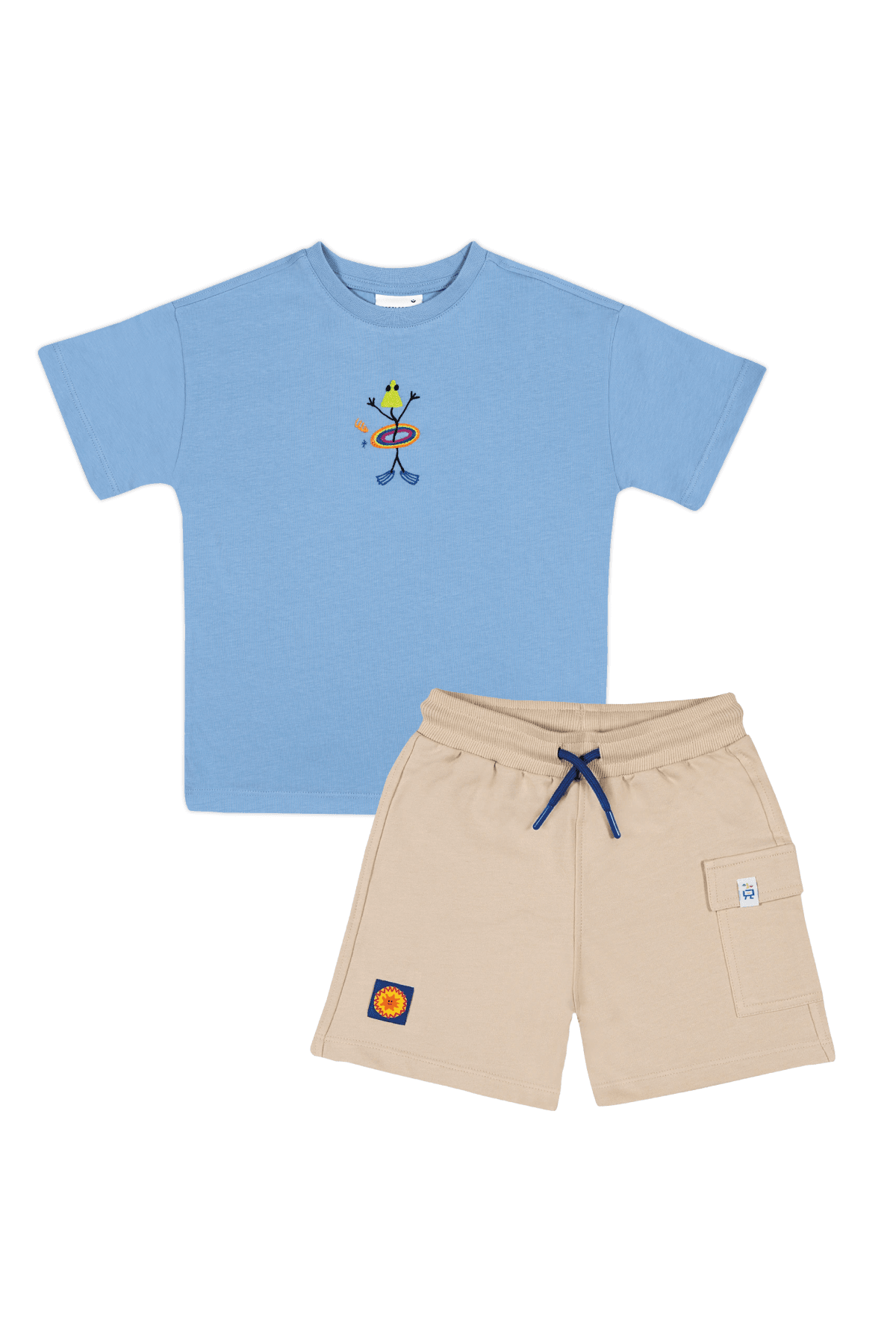 Hula Hoop Diving Oversize T-Shirt ve Kargo Şort Set