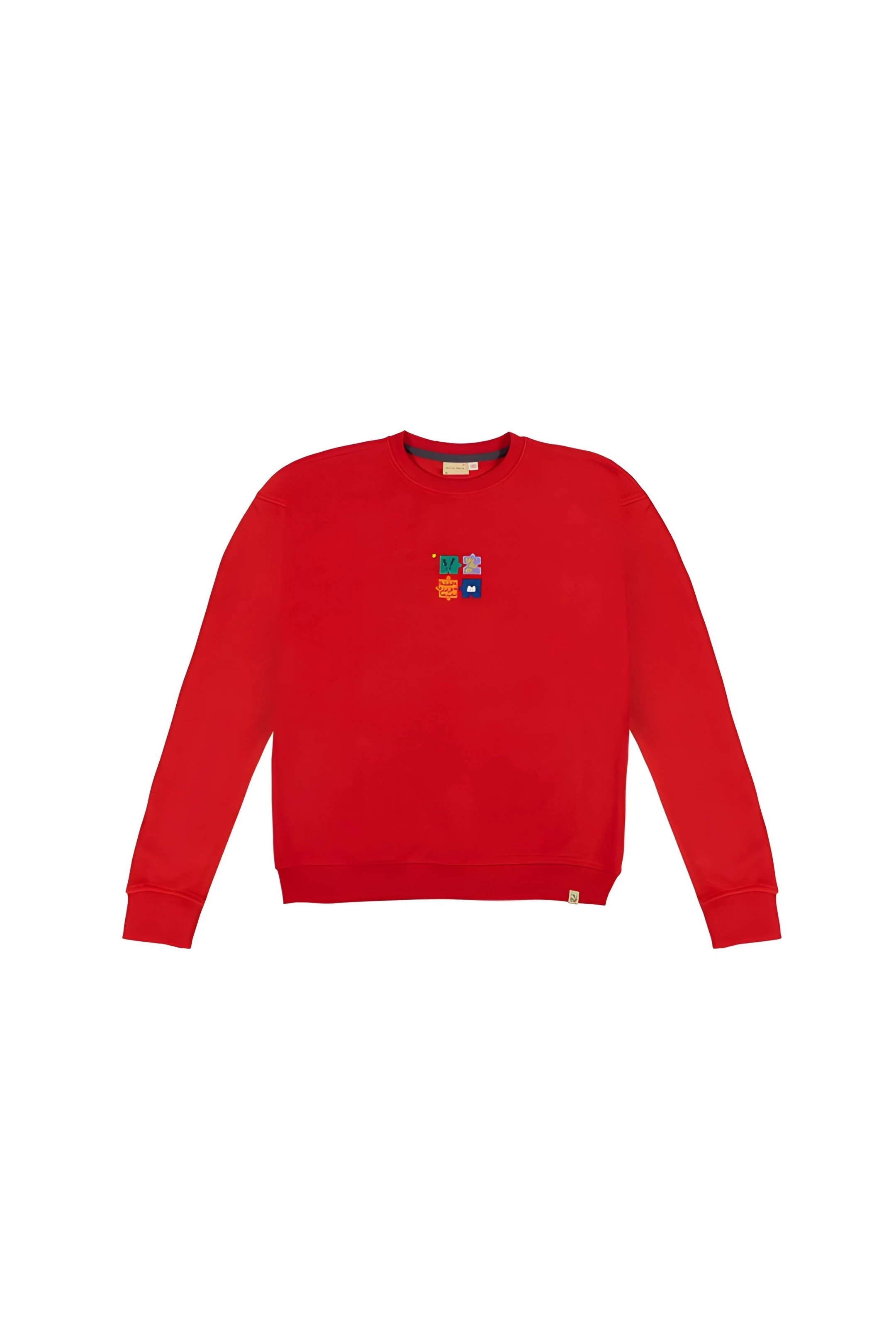 Deer Big Joy Yetişkin Sweatshirt - Kırmızı