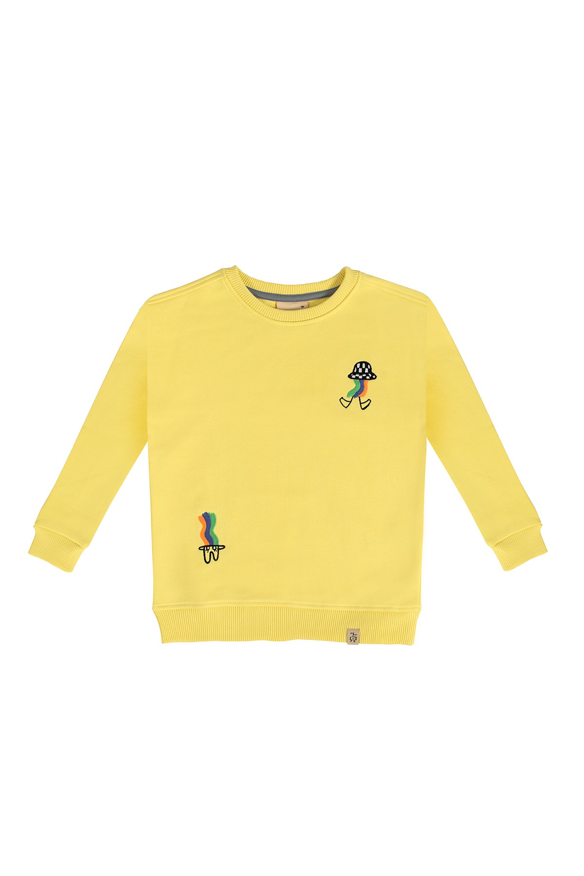 Find My Head Sweatshirt Pair - Yellow (Striped Cord)