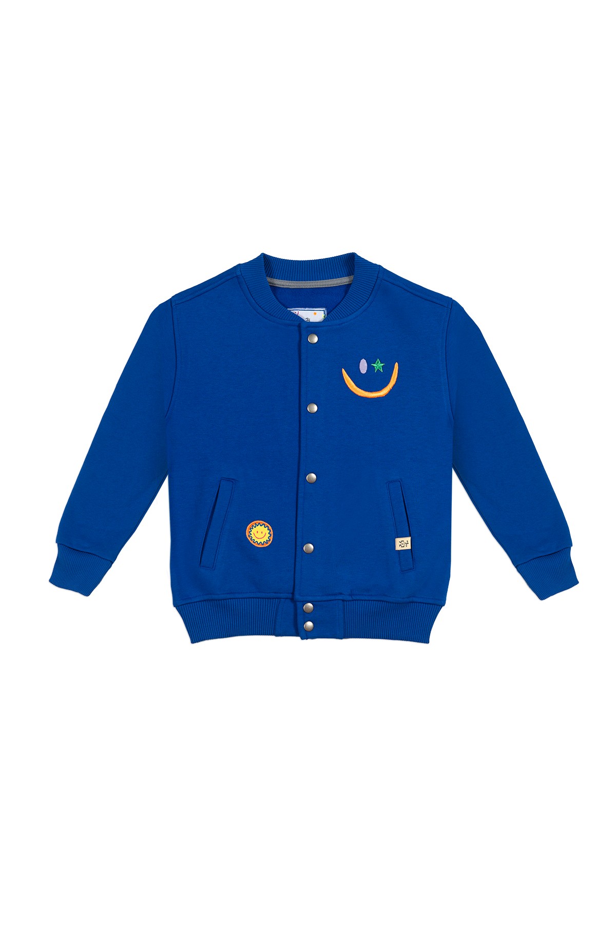 Happy Dreams Bomber Jacket - Blue