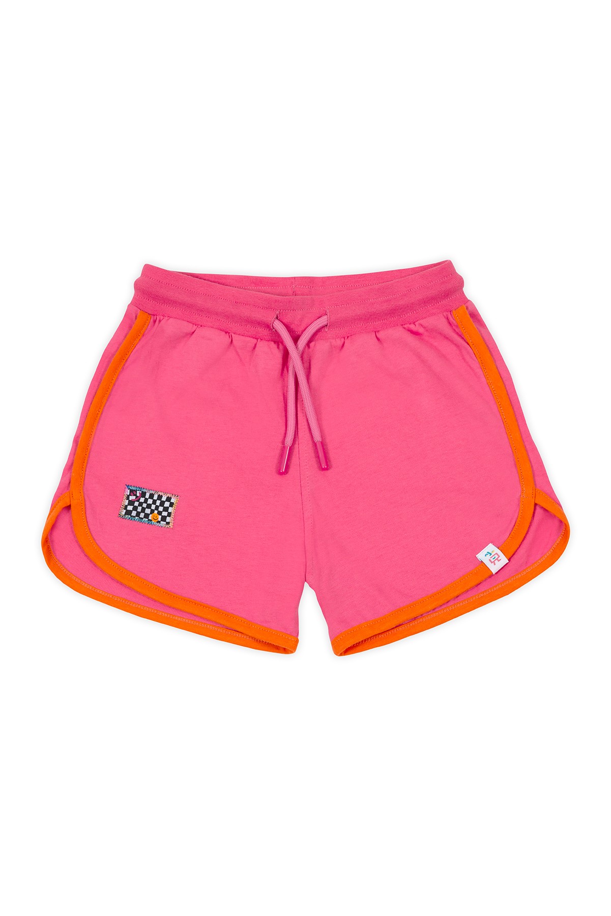 Retro Orange Striped Short - Pink (Pink Cord)