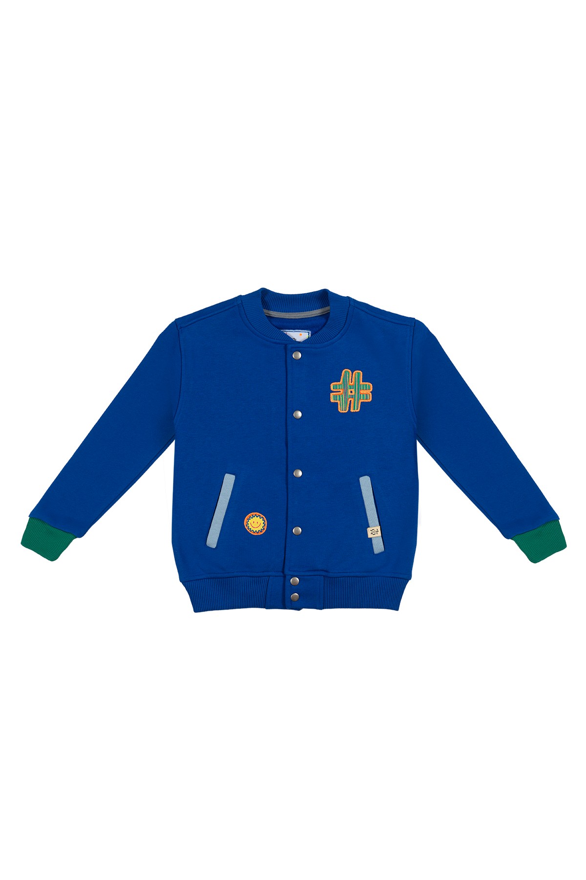 Tag Your Dreams Bomber Jacket - Blue