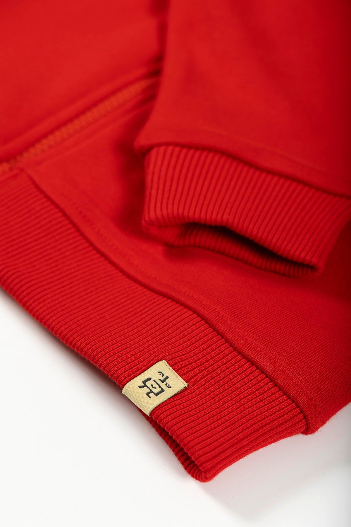 Giggle Zipped Sweatshirt - Red