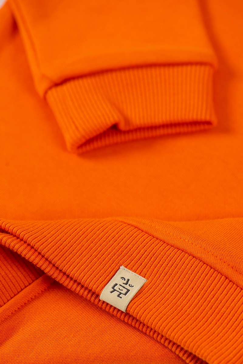 Orange Smiley Sweatshirt