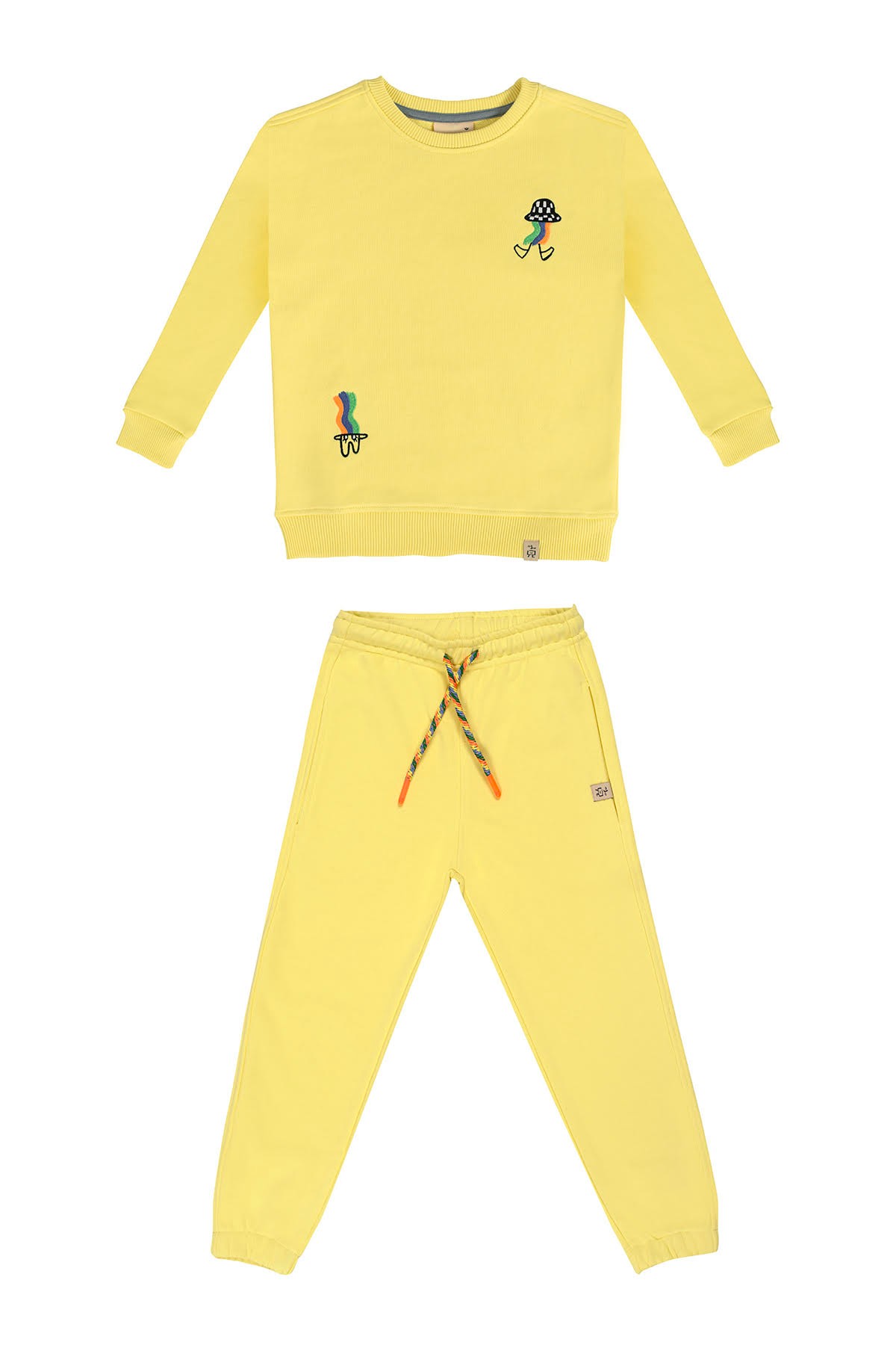 Find My Head Sweatshirt Pair - Yellow (Striped Cord)