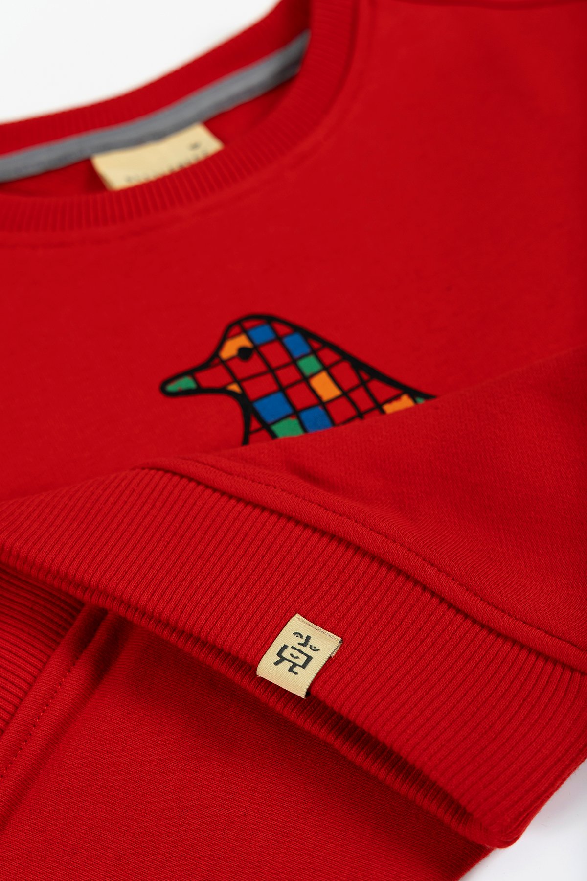 Penguen Ride Sweatshirt - Red