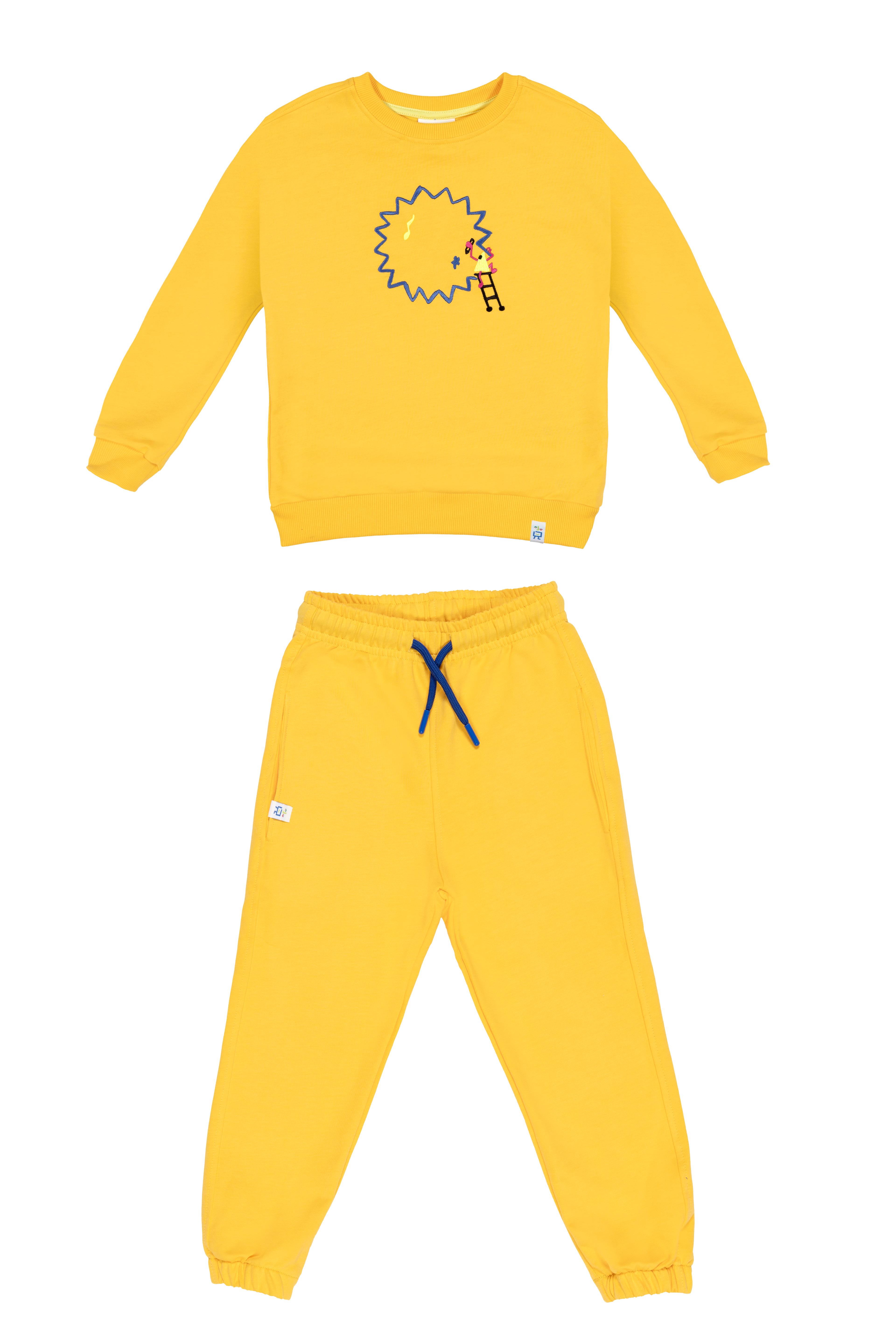 Zig and Zag Sweatshirt Set - Mango