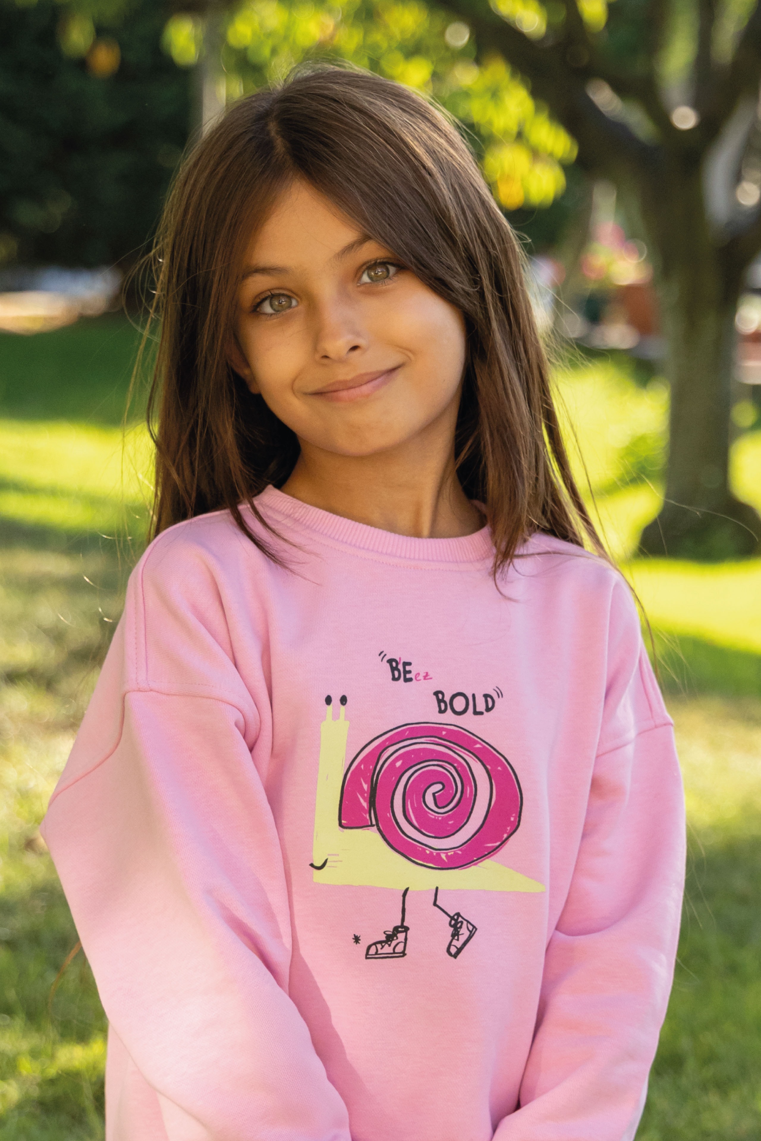 Be Bold Sweatshirt - Pembe