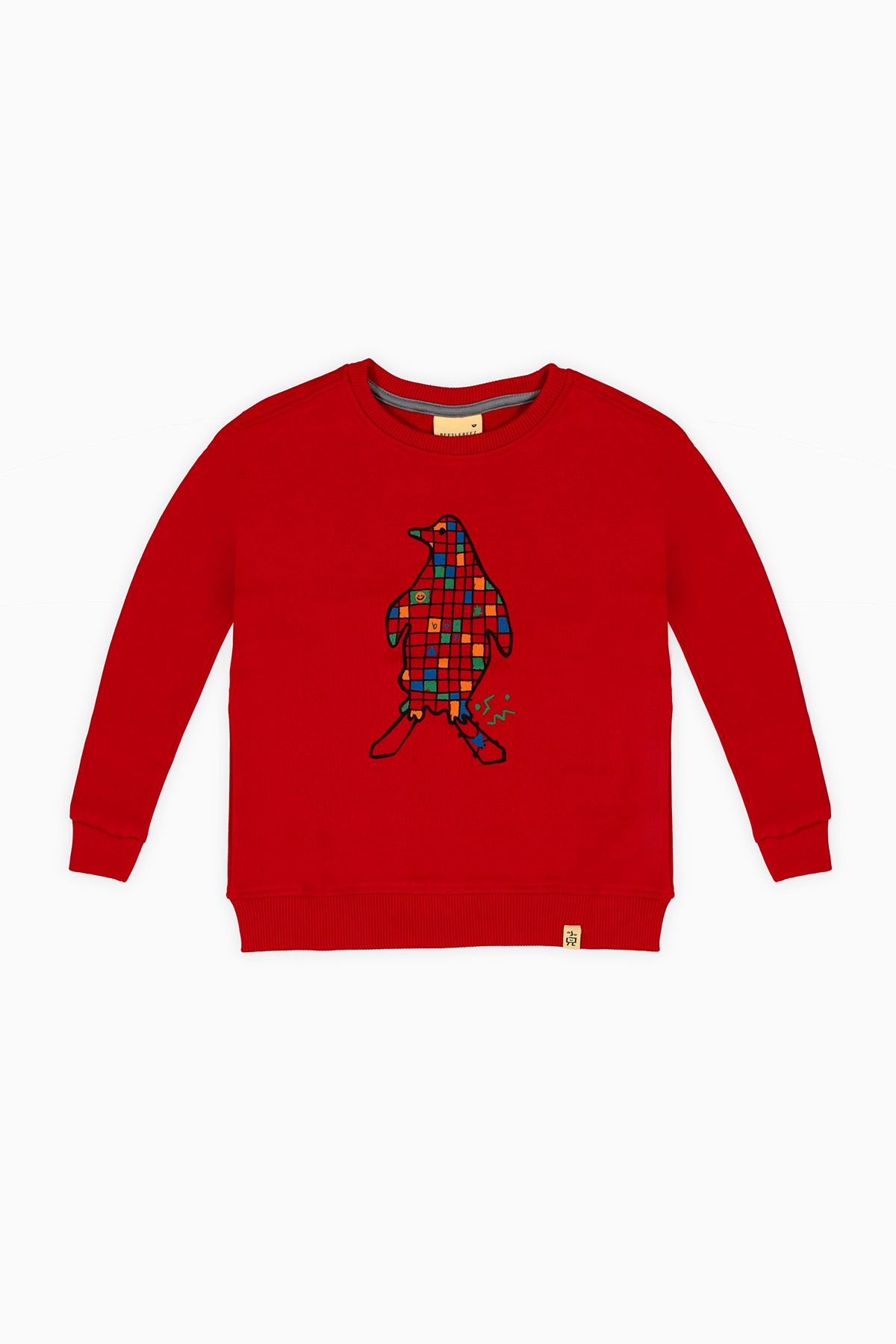 Penguen Ride Sweatshirt - Red