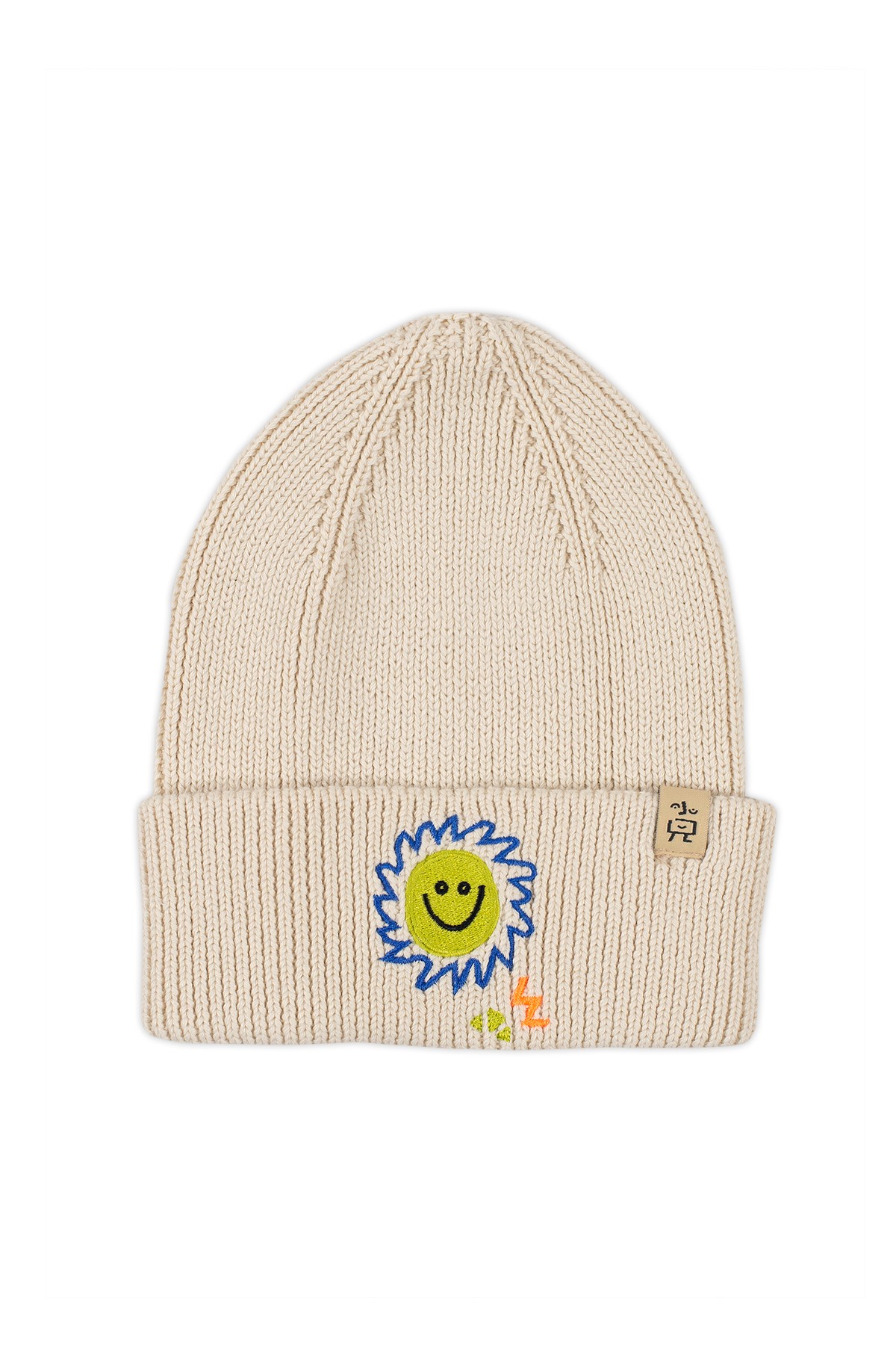 Happy Sun Beanie - Beige