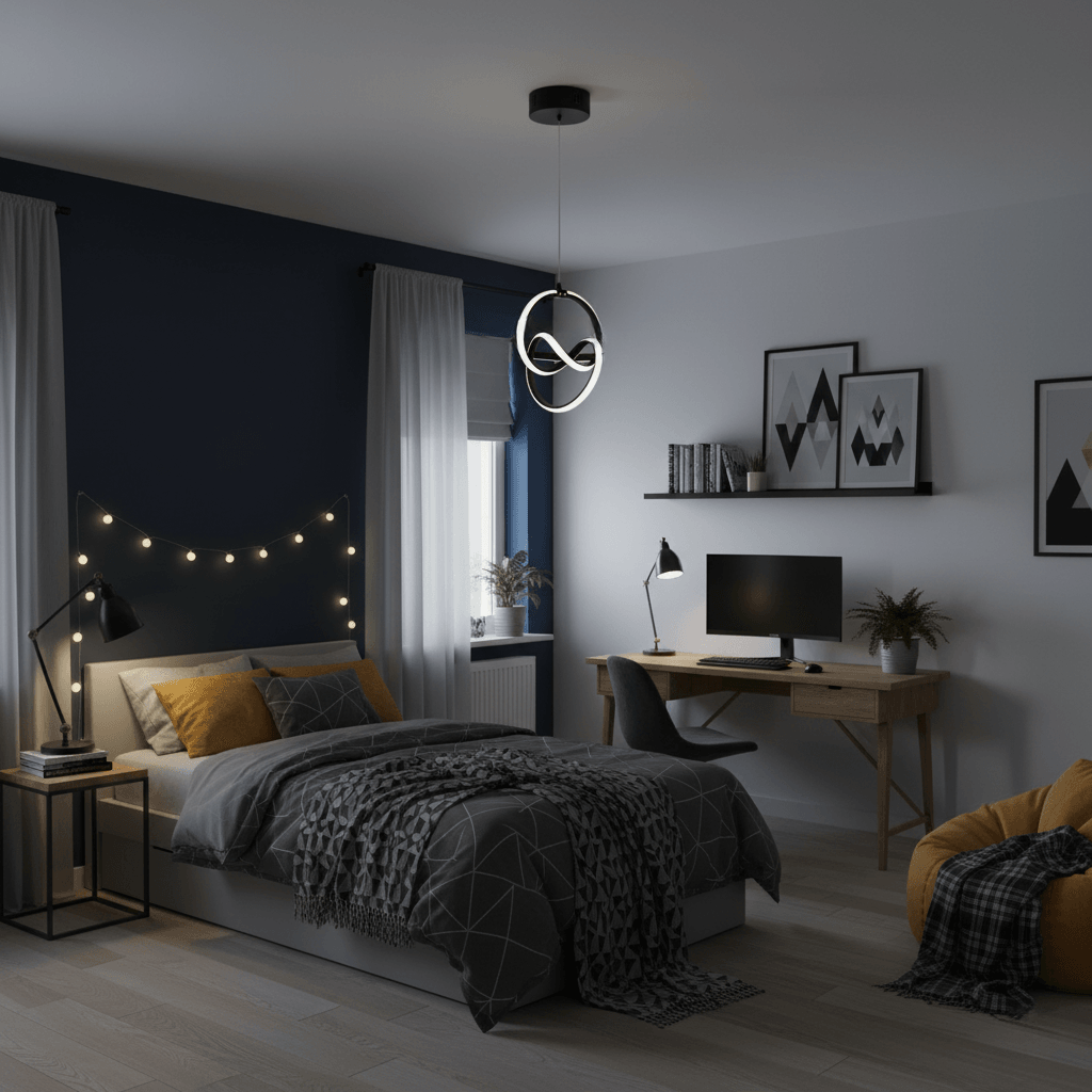 Döngü Sarkıt Led Avize