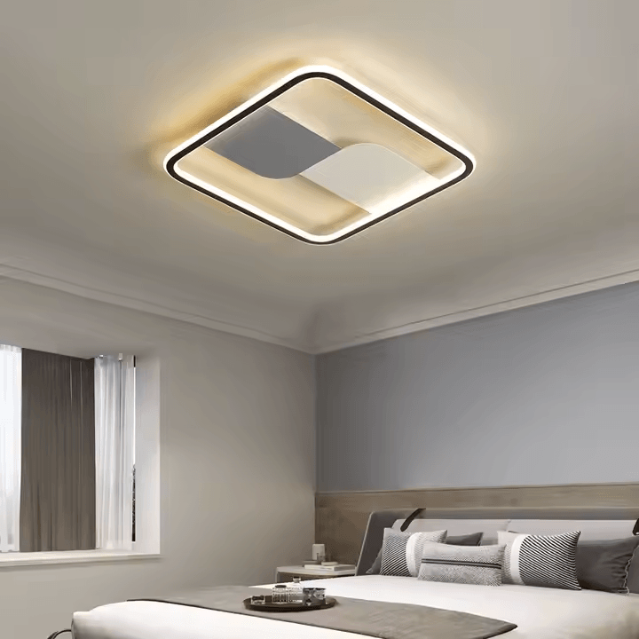 Galaxy Kare Modern Dekoratif Plafonyer Led Avize 3 Renk
