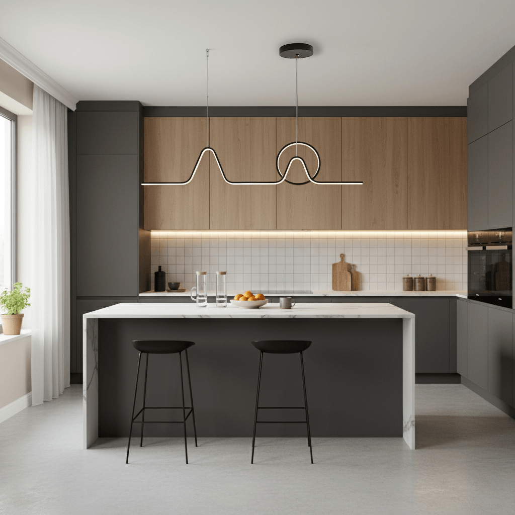 Aura 120 cm Sarkıt Led Avize