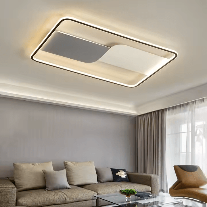 Galaxy Dikdörtgen Modern Dekoratif Plafonyer Led Avize 3 Renk
