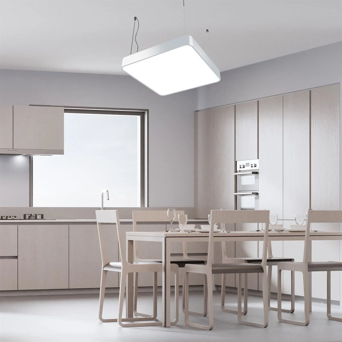 Dekoratif Oval Kare Davul Linear Armatür