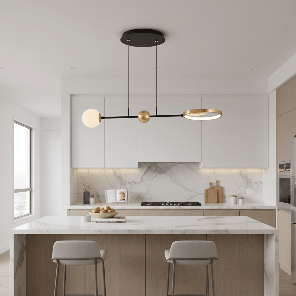 Lunara Eskitme Tekli Sarkıt Led Avize