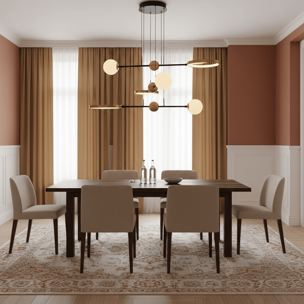 Lunara Eskitme Üçlü Sarkıt Led Avize