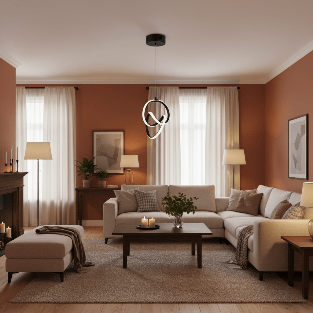 Döngü Sarkıt Led Avize